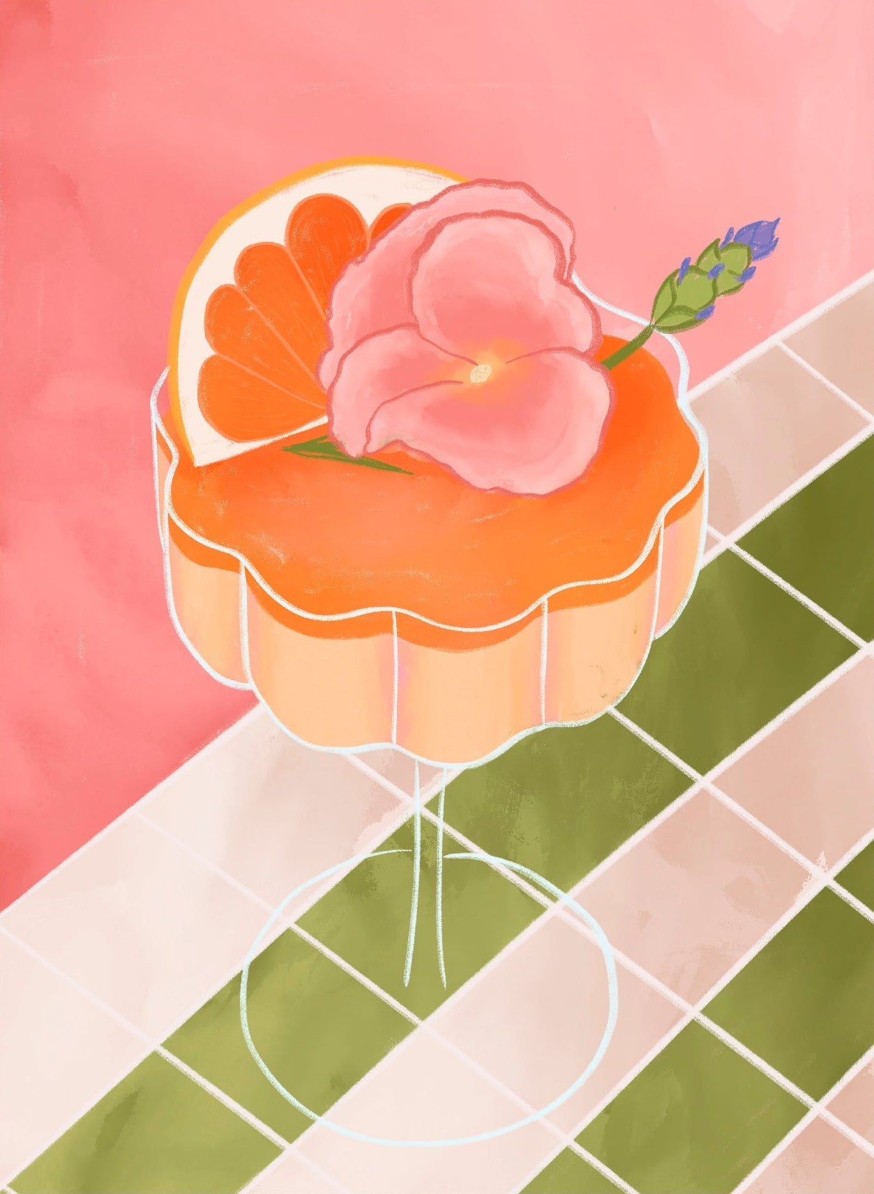 Decorative "Citrus and Freshness" Poster | High - Quality Print | Repositionable Adhesive - Pasquín