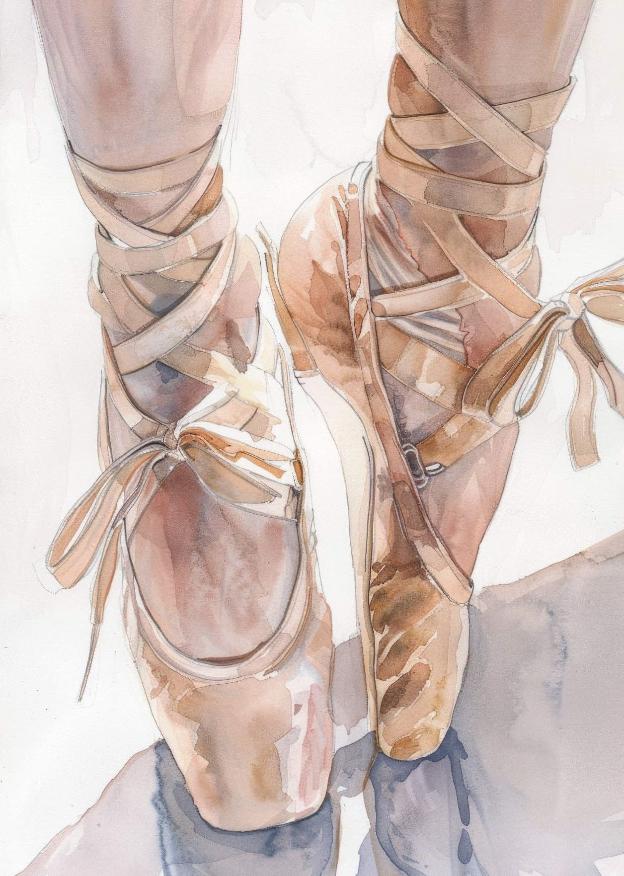Decorative "Coquette Collection: Ballerina's Shoes" Posters | High - Quality Print | Repositionable Adhesive - Pasquín Store