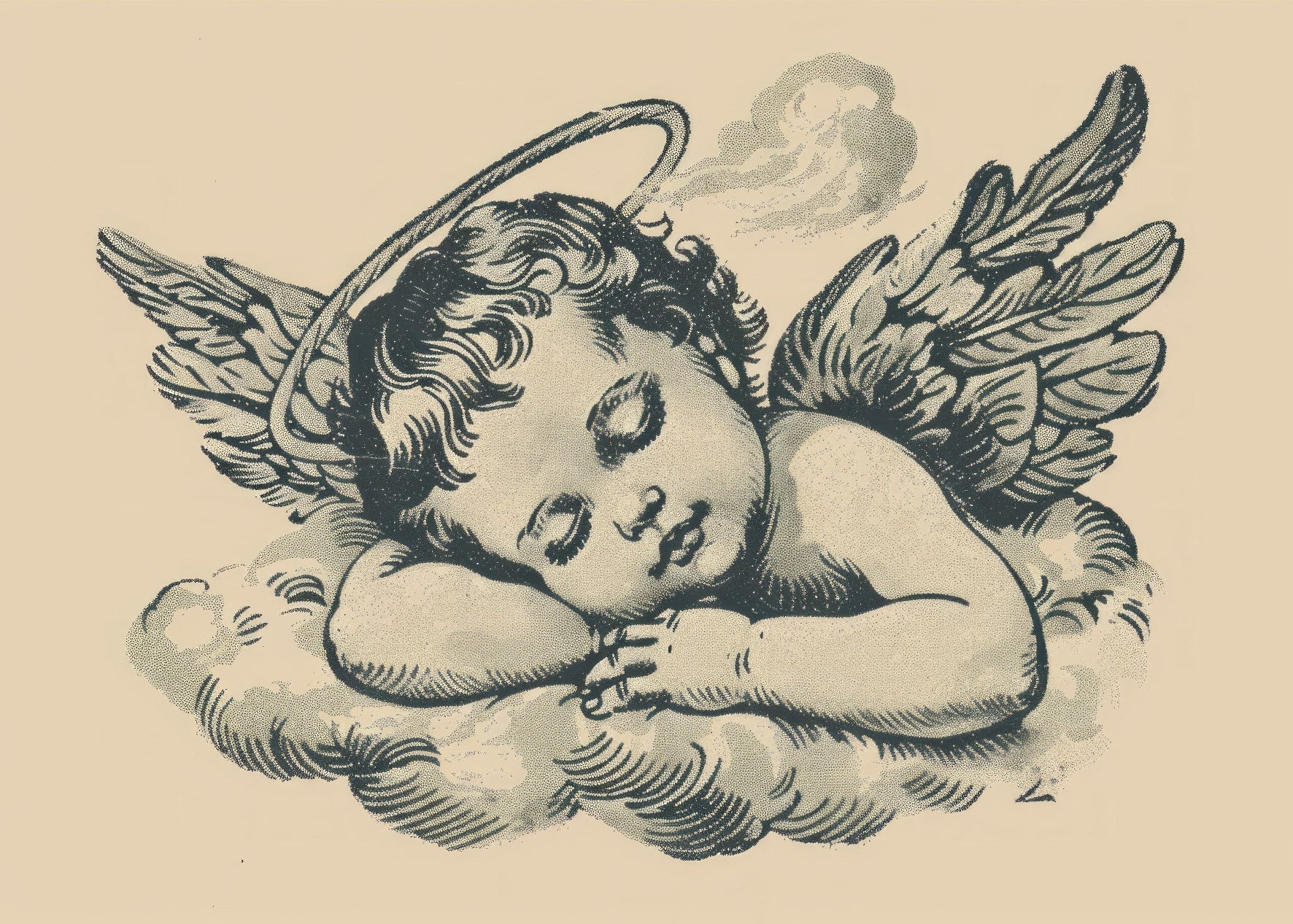 Decorative "Coquette Collection: Lovely Angel" Posters | High - Quality Print | Repositionable Adhesive - Pasquín Store