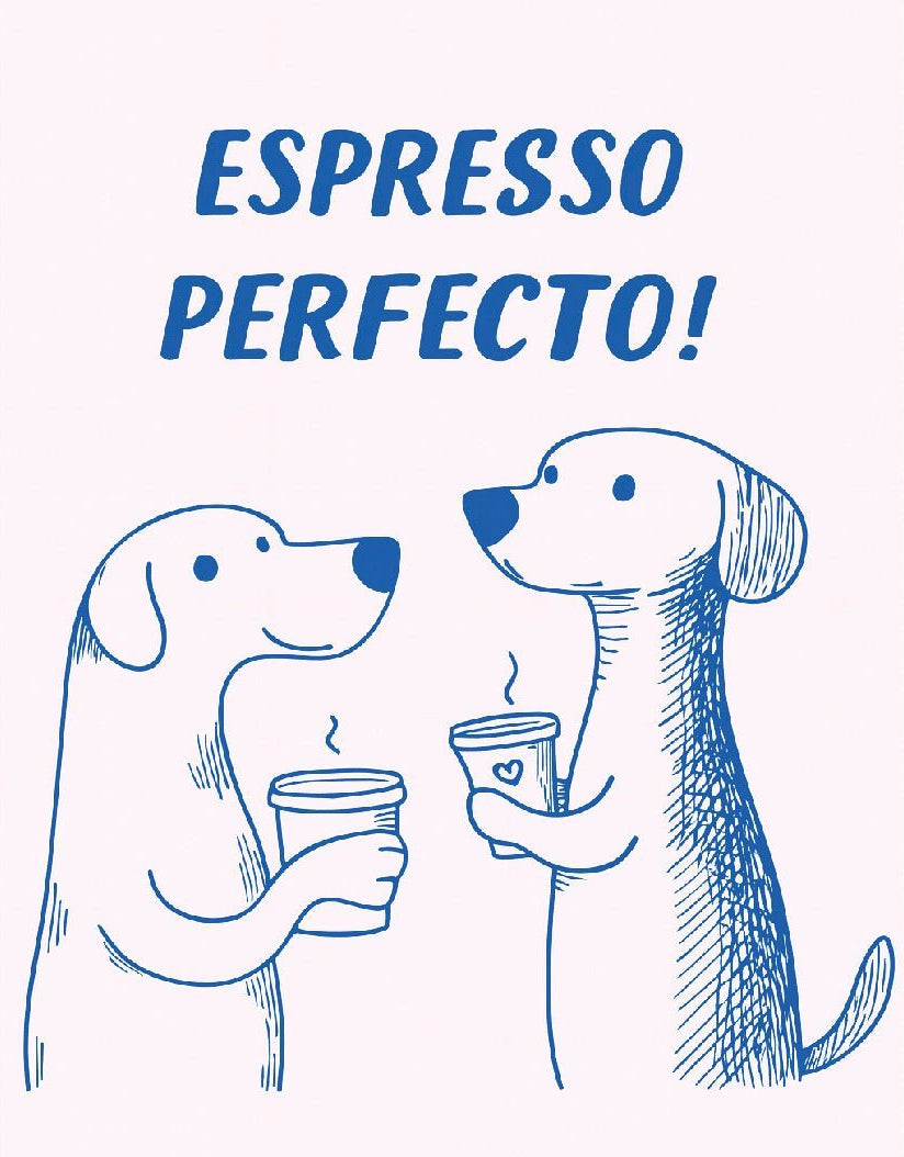 🎁 Decorative "Espresso Perfecto!" Poster | High - Quality Print | Repositionable Adhesive (100% off) - Pasquín