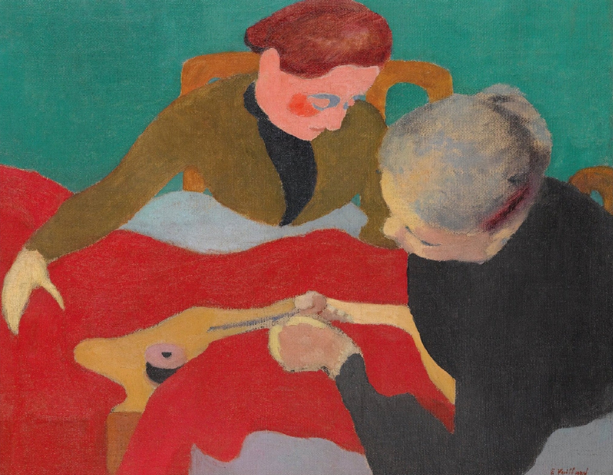 Decorative "Les Couturières" by Édouard Vuillard Poster | High - Quality Print | Repositionable Adhesive - Pasquín