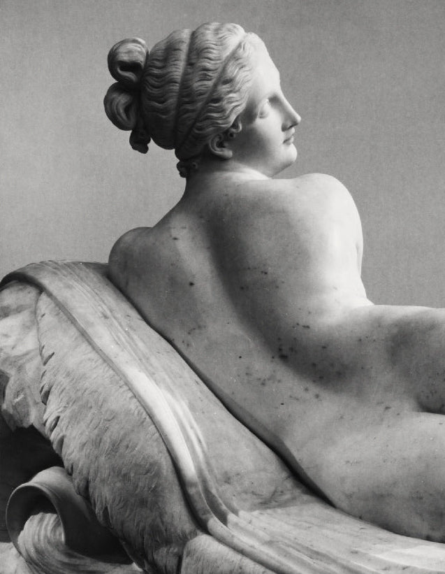 Decorative "Reclining Naiad Back Piece" (1819–1824) by Antonio Canova Poster | High - Quality Print | Repositionable Adhesive - Pasquín