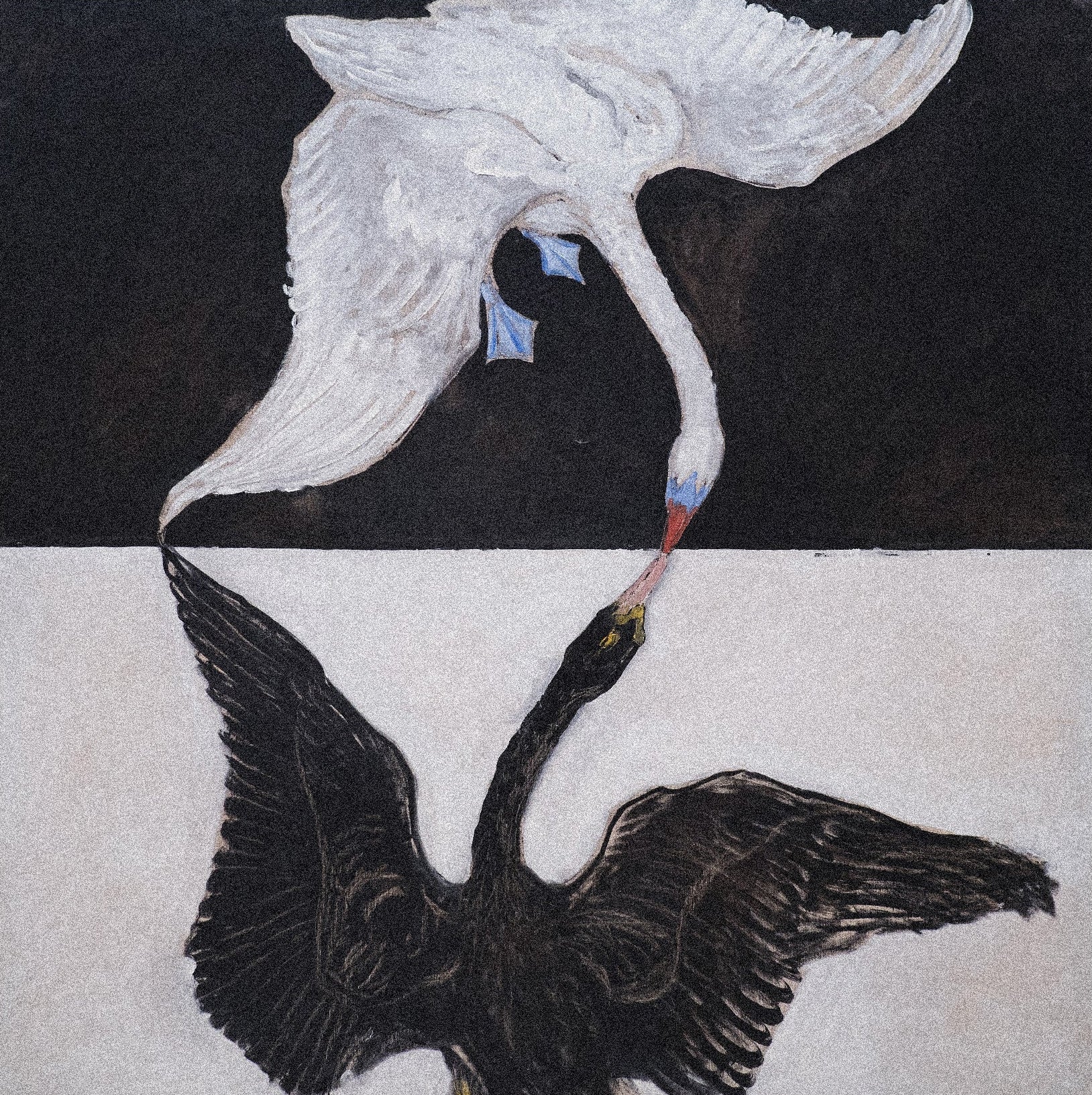 Decorative "The Swan, No. 1 (1915)" by Hilma af Klint Poster | High - Quality Print | Repositionable Adhesive - Pasquín Store