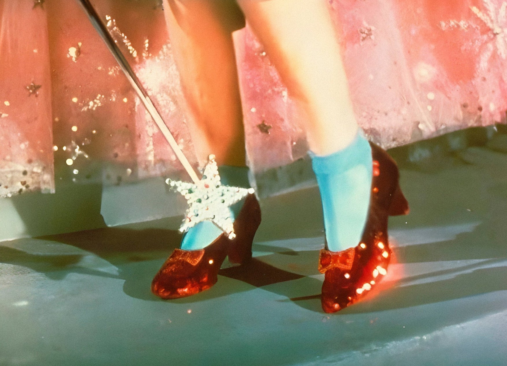 Handmade "Dorothy's Shoes" Poster | High - Quality Print | Repositionable Adhesive - Pasquín Store