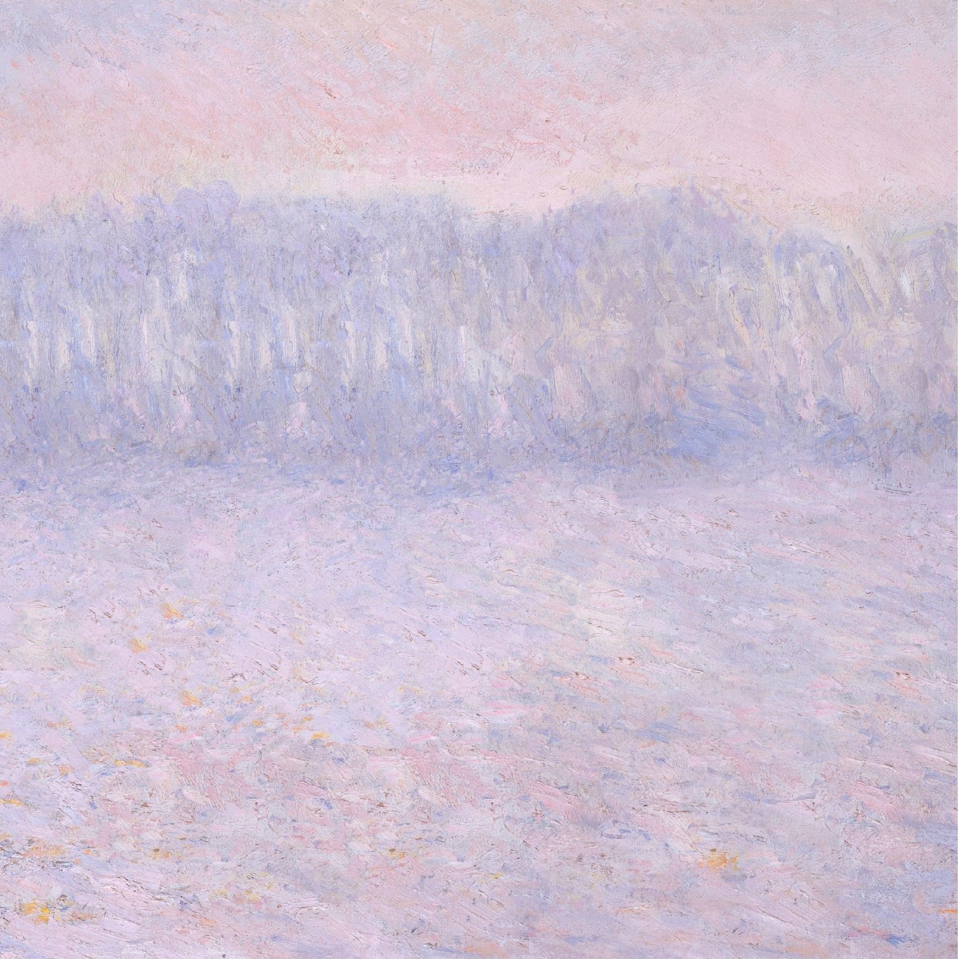 Handmade "The Seine at Giverny, Morning Mists (1897)" by Claude Monet Poster | High - Quality Print | Repositionable Adhesive - Pasquín Store