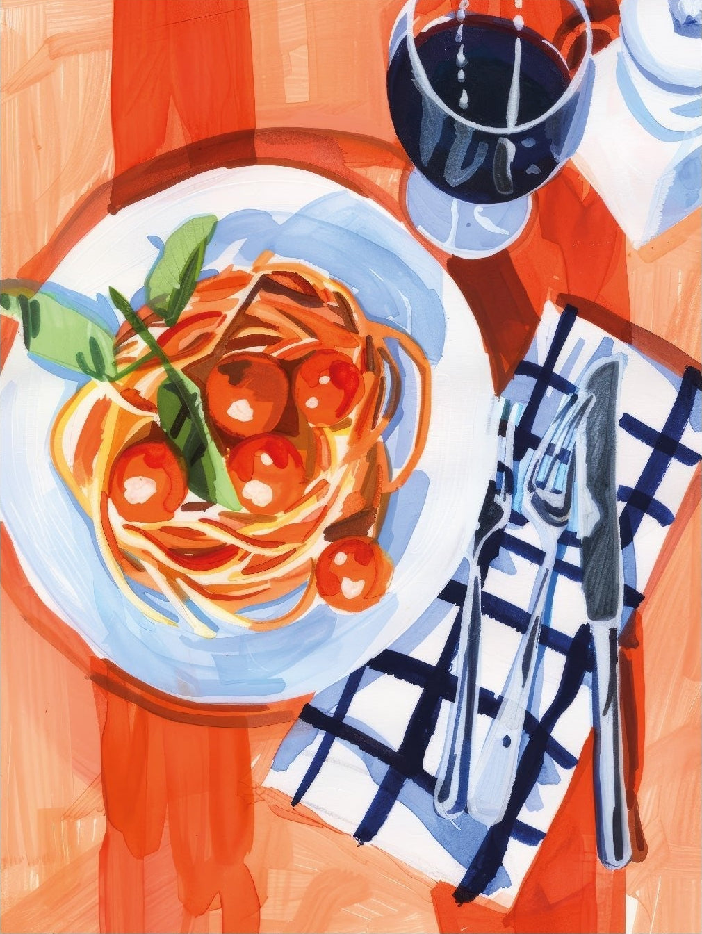 High - Quality Repositionable Spaghetti Adhesive Poster - Pasquín Store