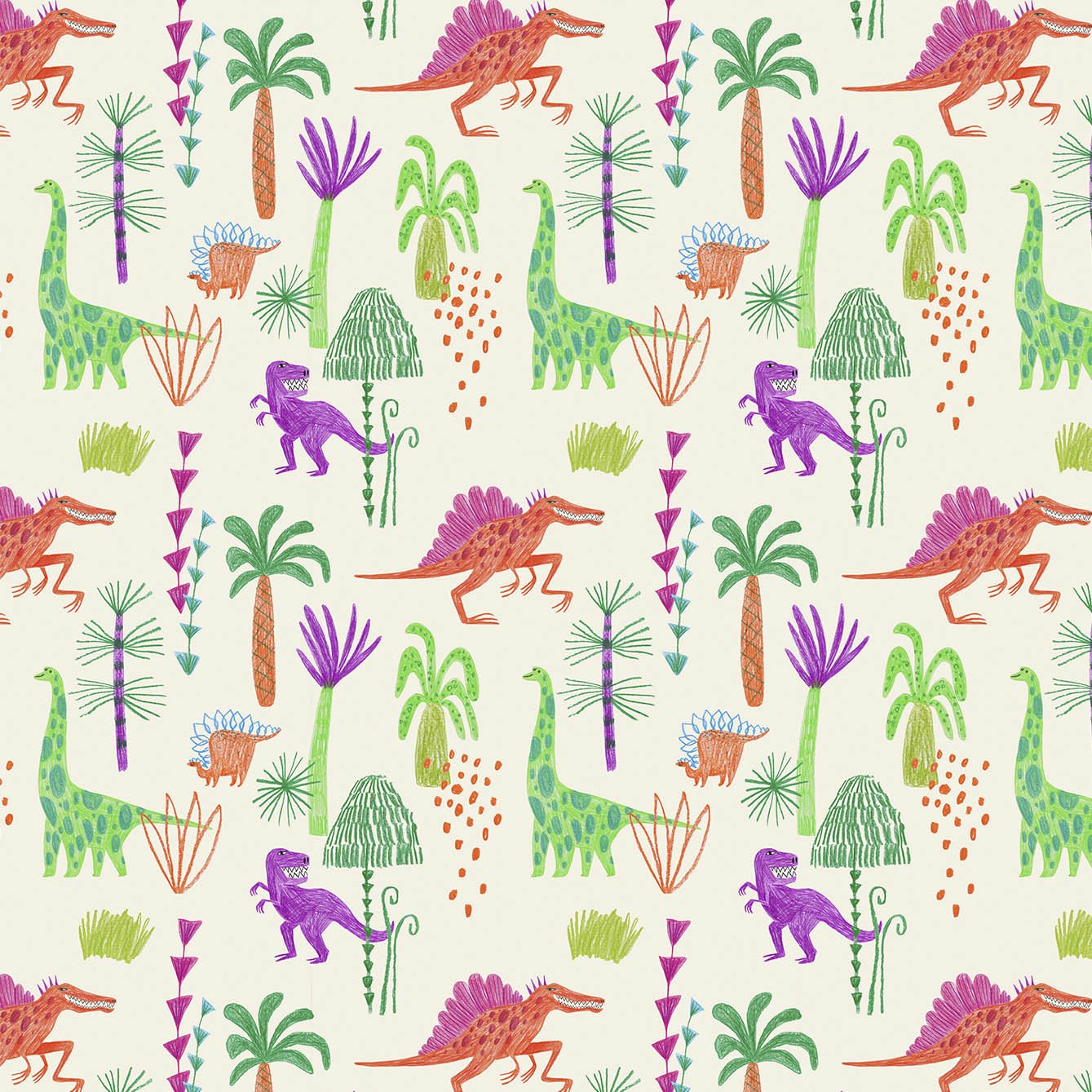 Peel - and - Stick Colorful Dinosaurs Wall Decor - Eco - Friendly, Easy Install, Limited Edition - Pasquín Store