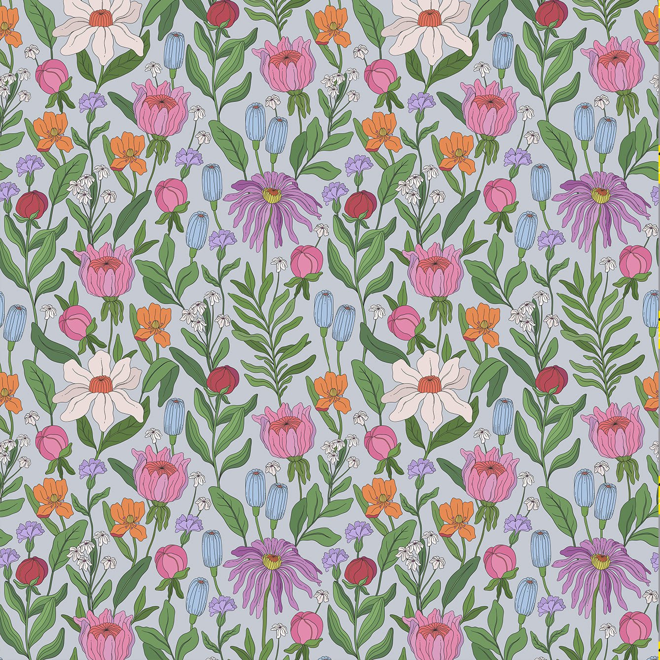 Repositionable Luxy Botanical Wall Mural - Perfect for Any Surface - Pasquín Store