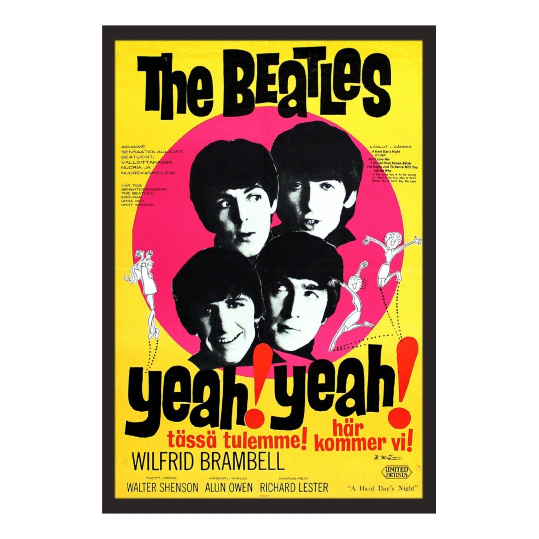 Mini posters adhesivos y reposicionables: Cartel The Beatles - Tienda Pasquín