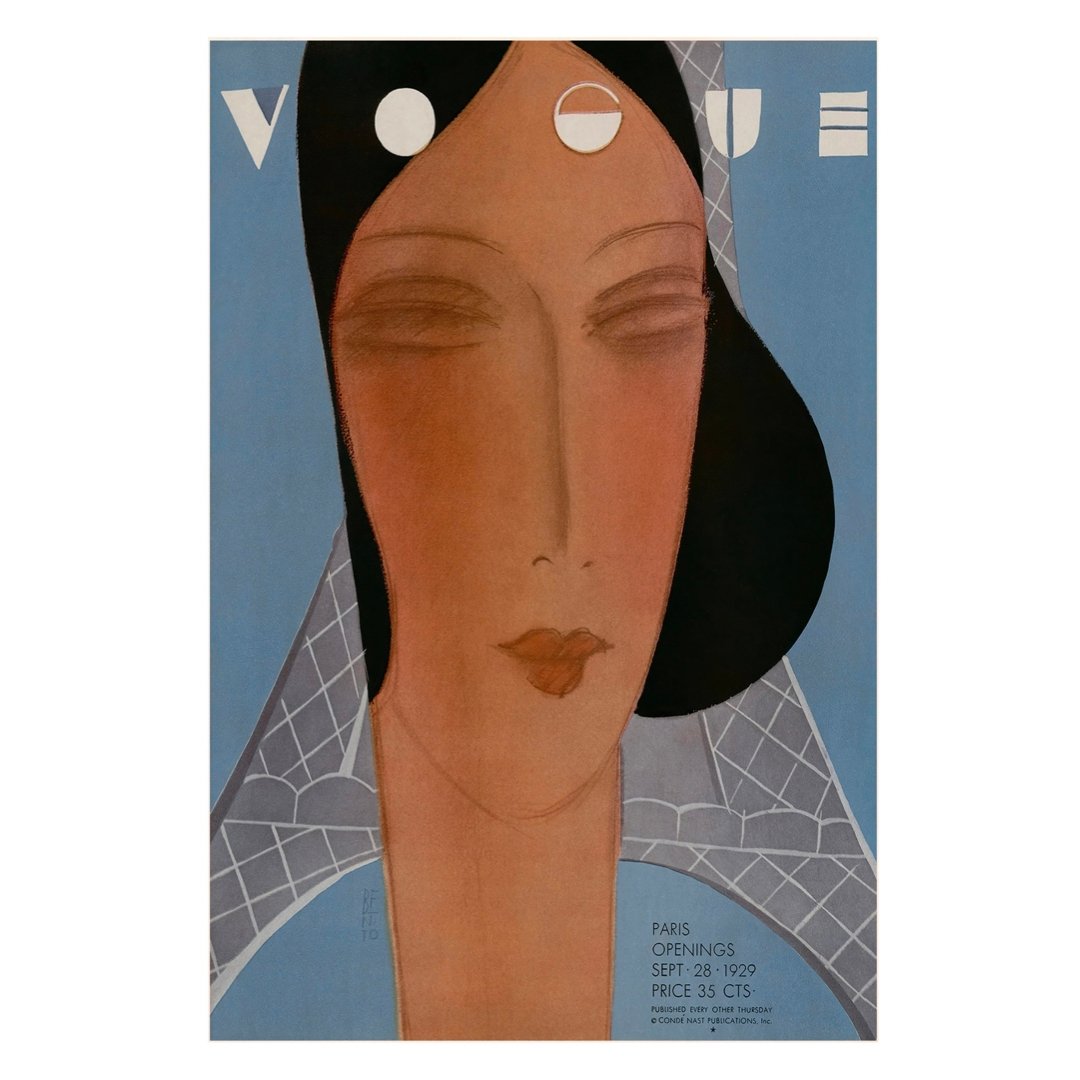 Mini posters adhesivos y reposicionables: Portada Vogue retrato - Tienda Pasquín