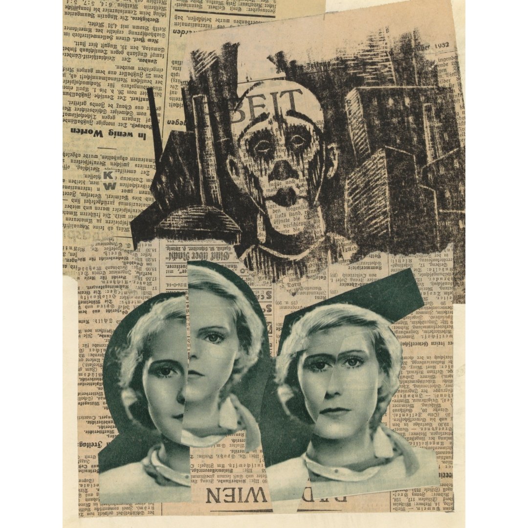 Póster y Mini póster adhesivo y reposicionable: Collage Ohne Titel de Karl Wiener - Tienda Pasquín