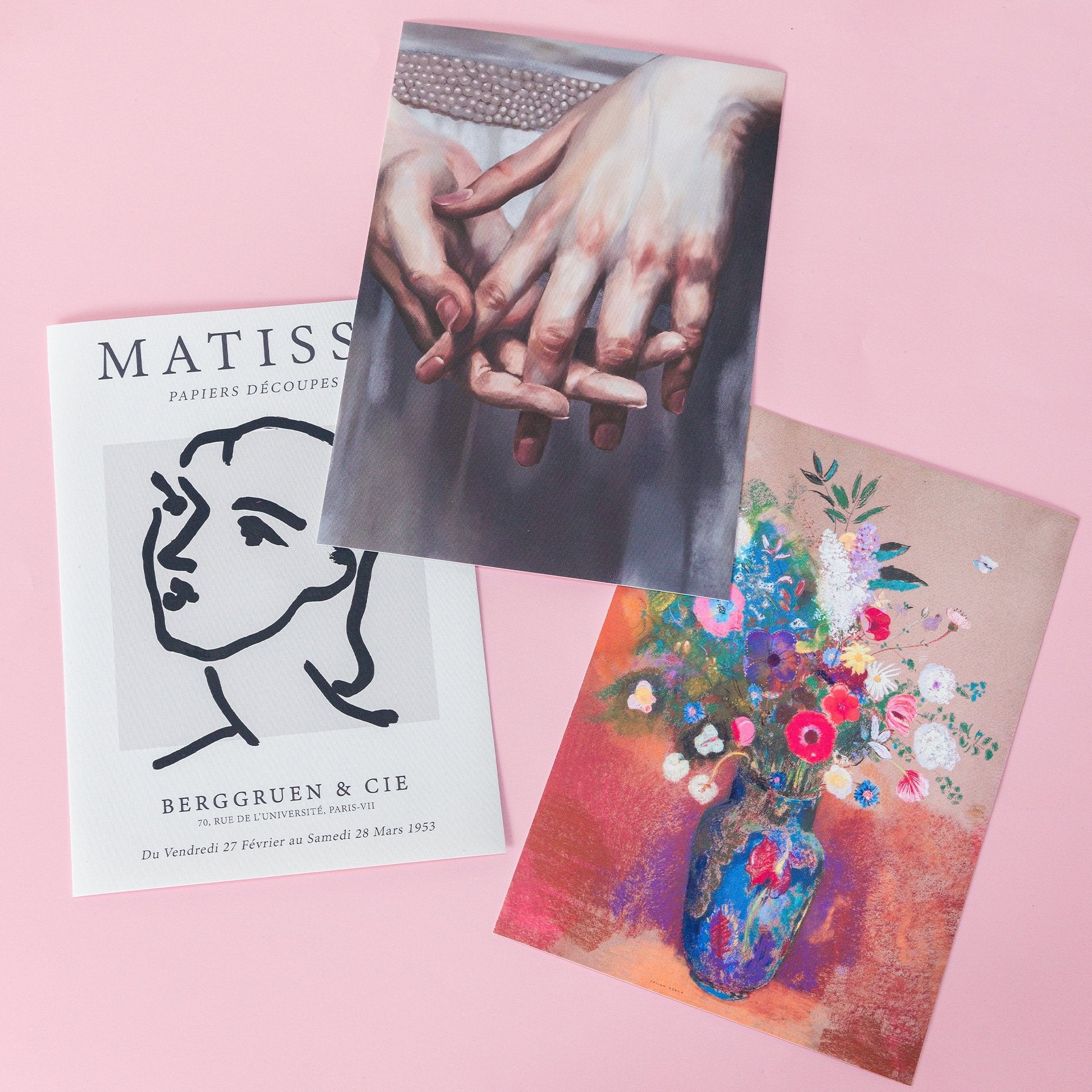 Set de 3 pósters adhesivos reposicionables: Estilo Matisse 02 - Tienda Pasquín