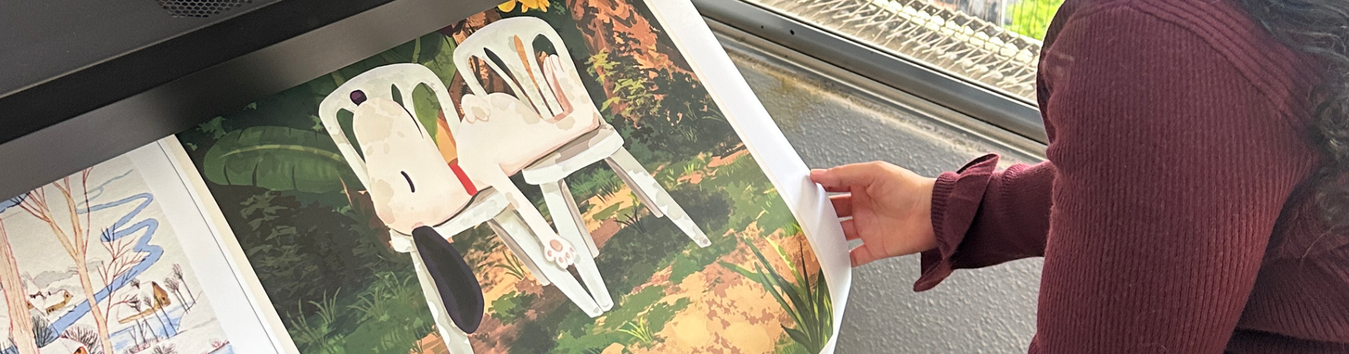 Snoopy, Bad Bunny y una memoria afectiva: la ilustradora detrás de la obra ganadora del Fan Art de Pasquín