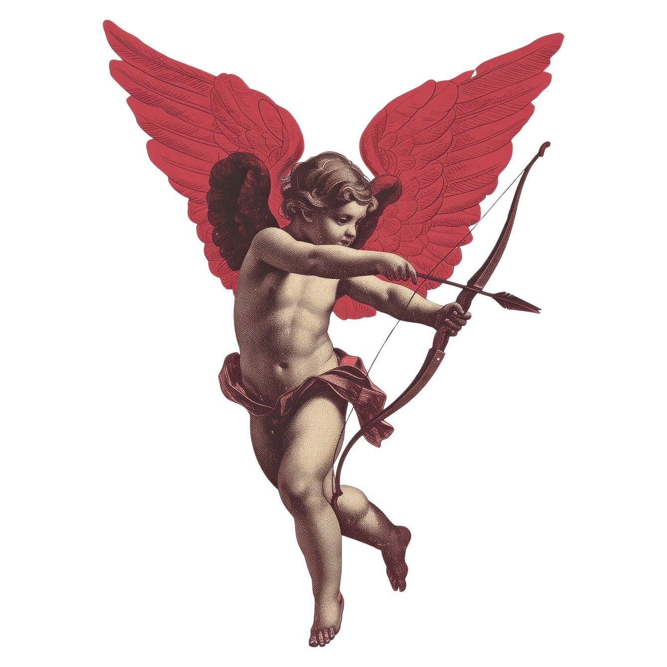 Cupid ll Wall Sticker - Repositionable, High - Quality, Limited Edition Poster - Pasquín Store