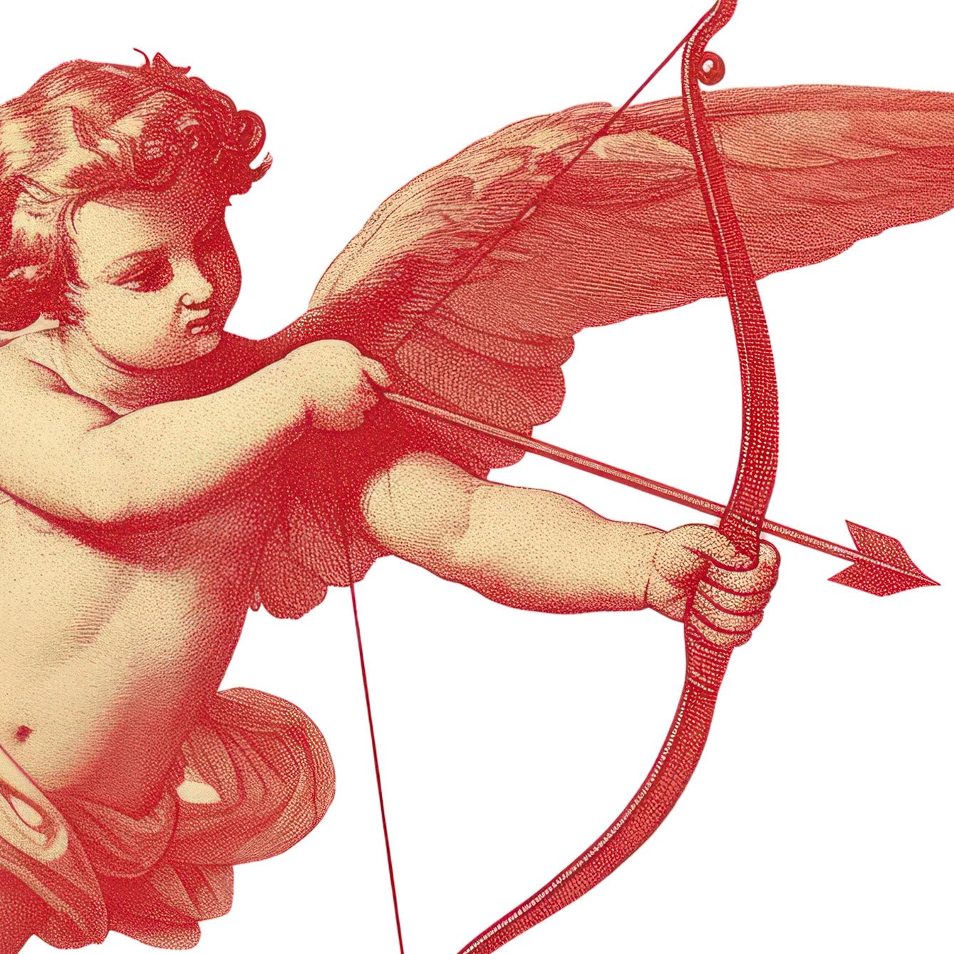 Cupid Repositionable Adhesive Stickers - Limited Edition Classic Art Posters - Pasquín Store