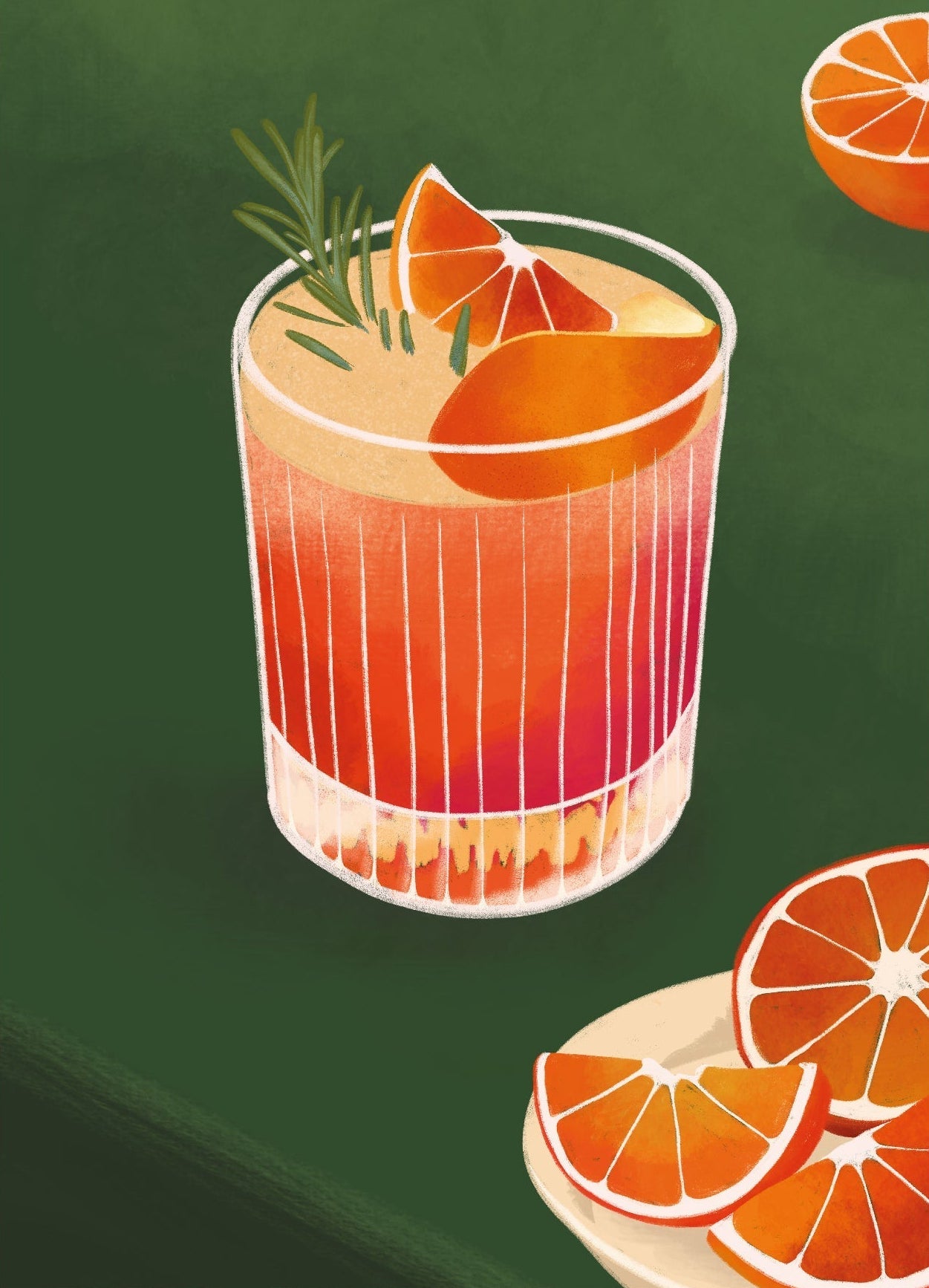 Decorative "A Taste of Negroni" Poster | High - Quality Print | Repositionable Adhesive - Pasquín
