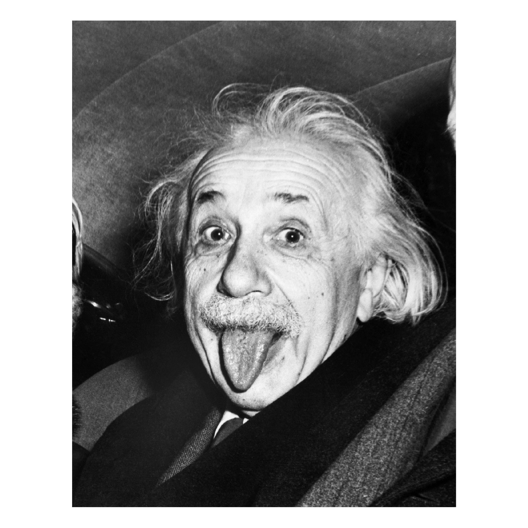 Decorative "Albert Einstein" Poster | High - Quality Print | Repositionable Adhesive - Pasquín