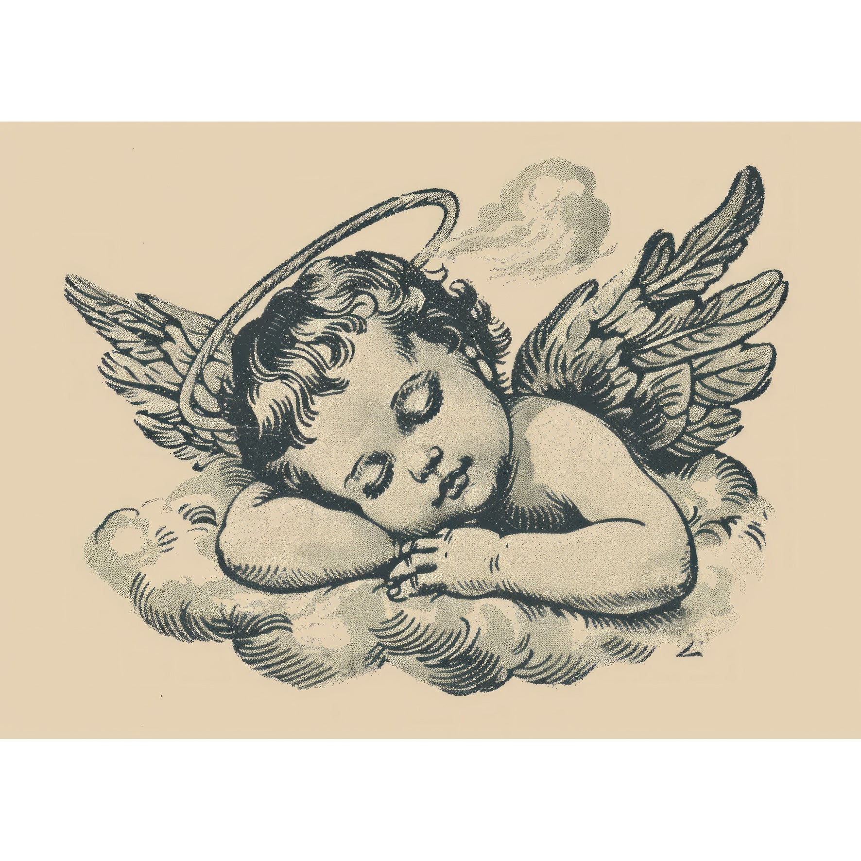 Decorative "Coquette Collection: Lovely Angel" Posters | High - Quality Print | Repositionable Adhesive - Pasquín Store