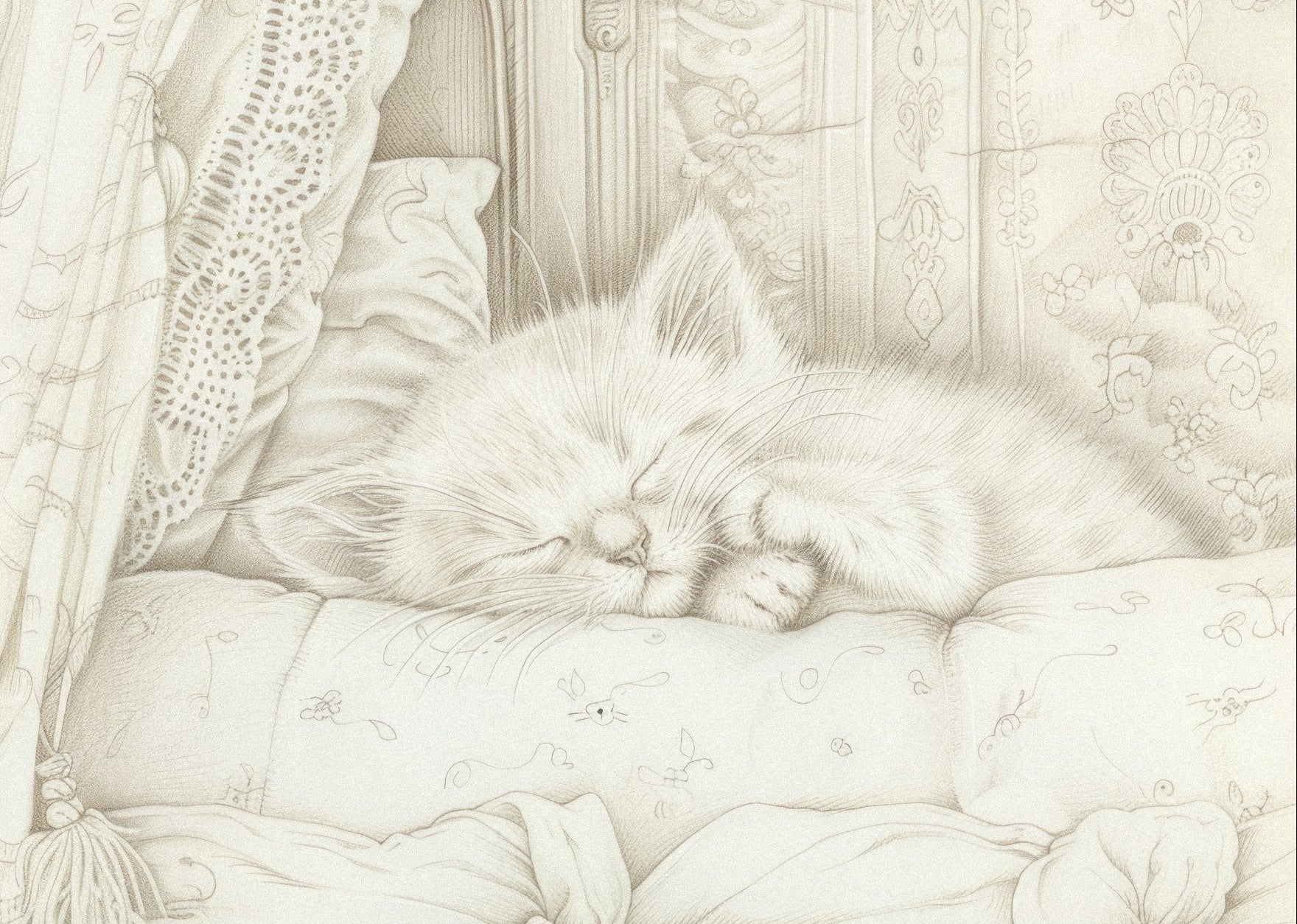 Decorative "Coquette Collection: Sweet Dreams" Posters | High - Quality Print | Repositionable Adhesive - Pasquín Store