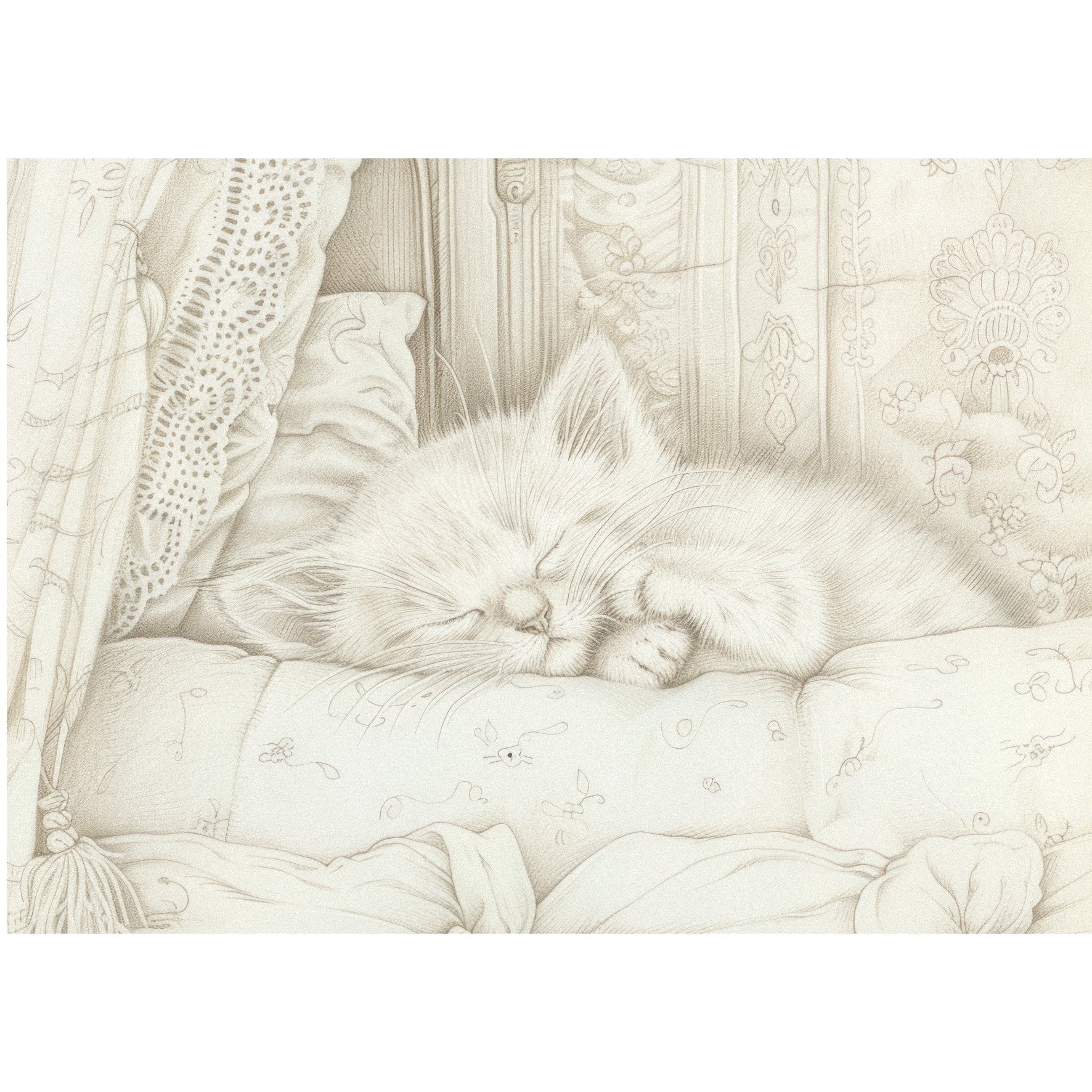 Decorative "Coquette Collection: Sweet Dreams" Posters | High - Quality Print | Repositionable Adhesive - Pasquín Store