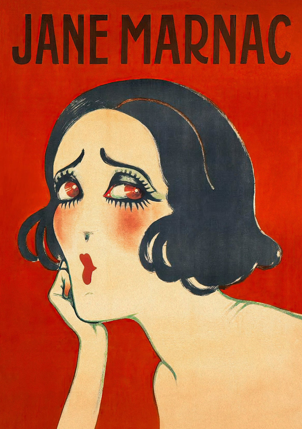 Decorative "Jane Marnac" by Charles Gesmar Poster | High - Quality Print | Repositionable Adhesive - Pasquín Store
