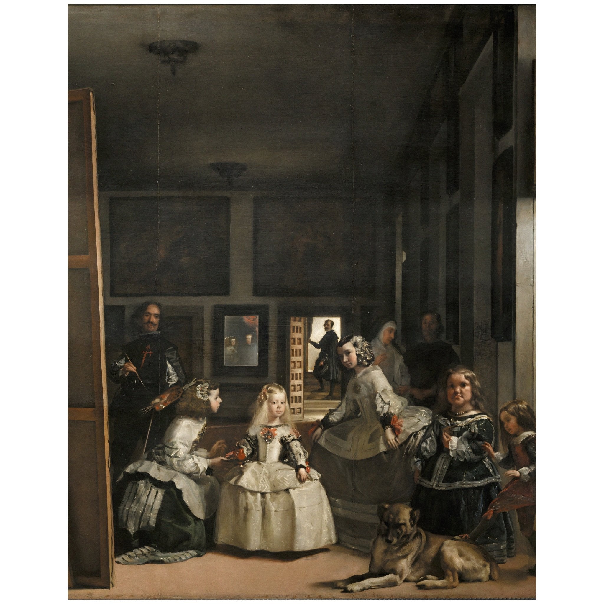 Decorative "Las Meninas" by Diego Velázquez Poster | High - Quality Print | Repositionable Adhesive - Pasquín Store