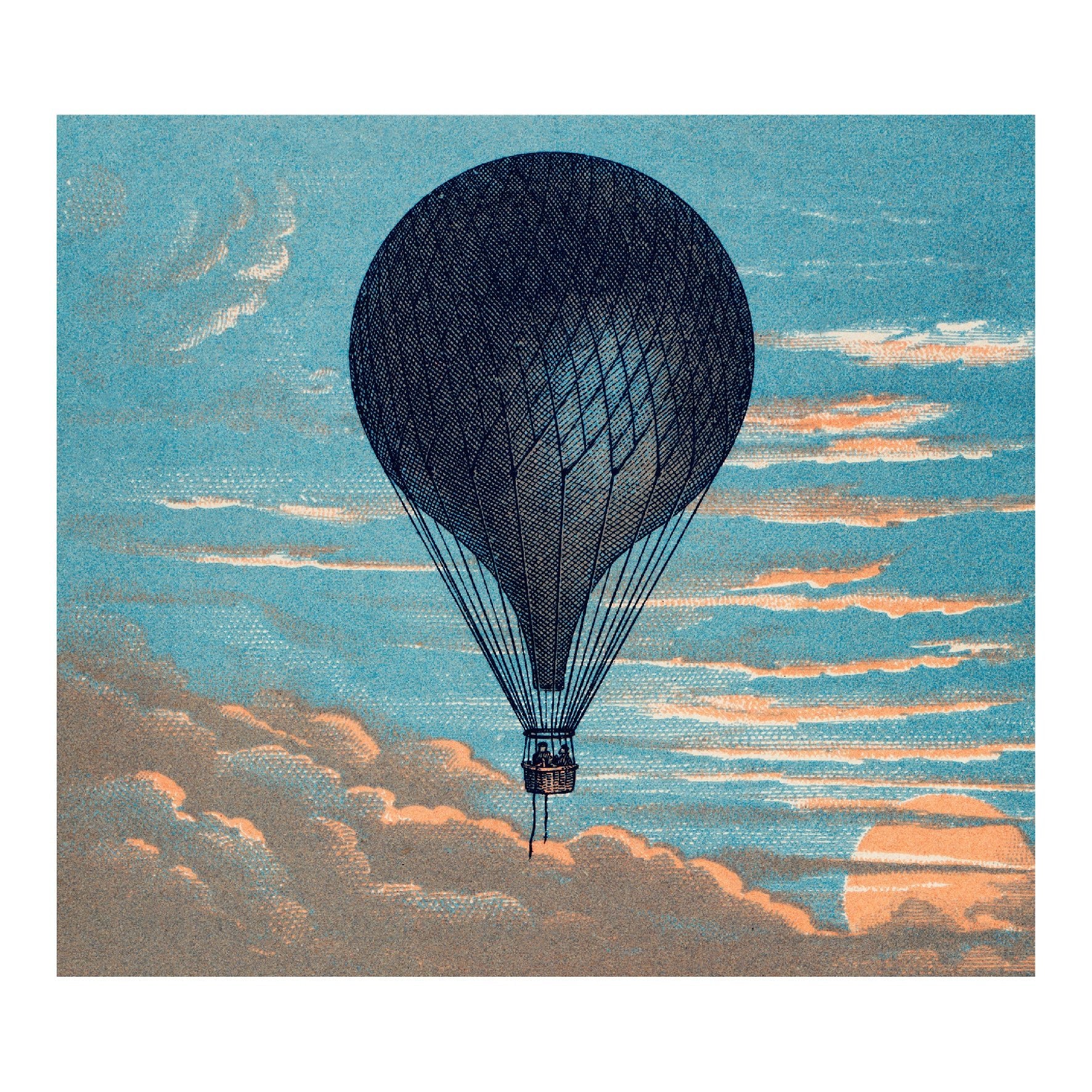 Decorative Le Ballon Poster | High - Quality Print | Repositionable Adhesive - Pasquín Store