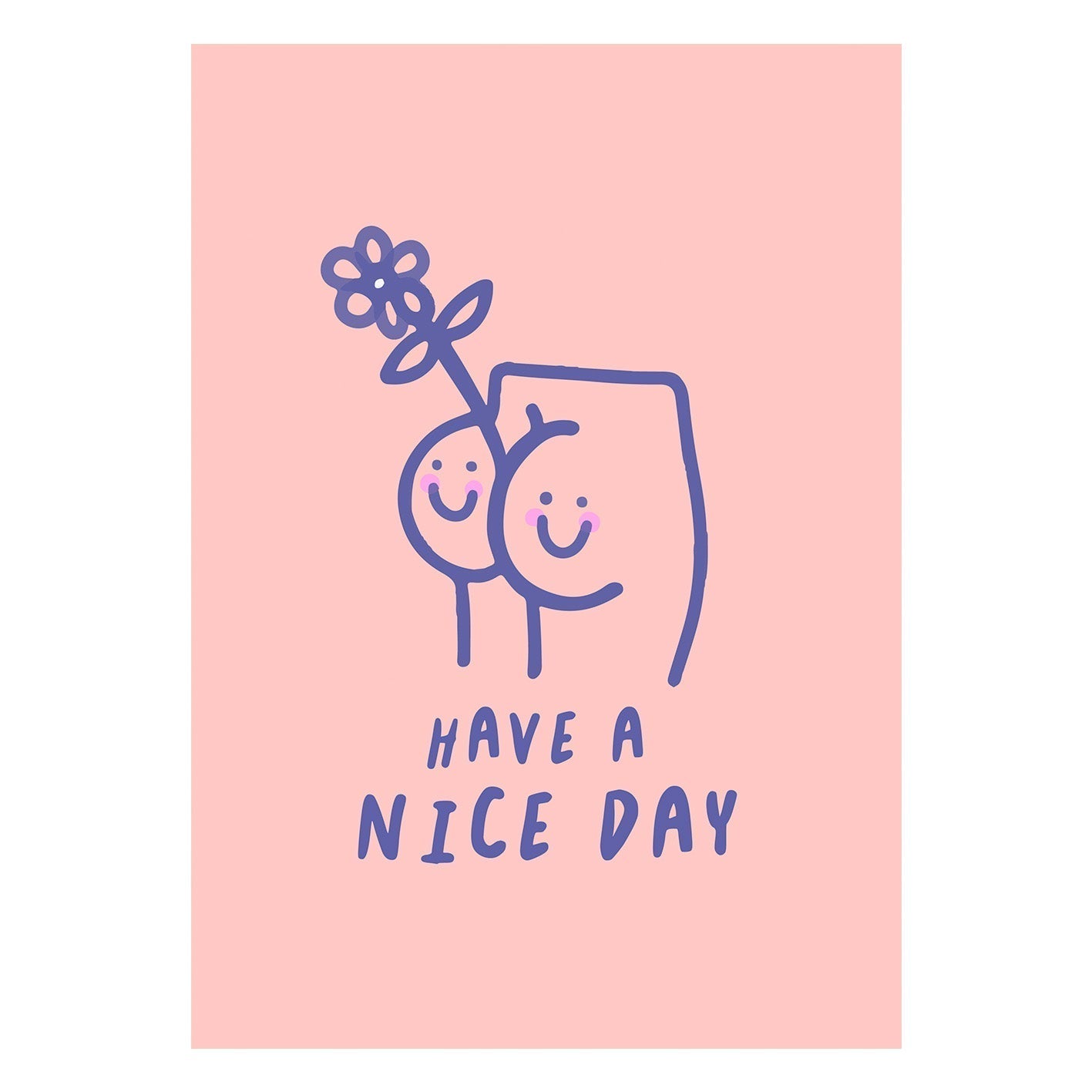 🎁 Decorative Poster "Have a Nice Day" Repositionable Wall Decor (100% off) - Pasquín