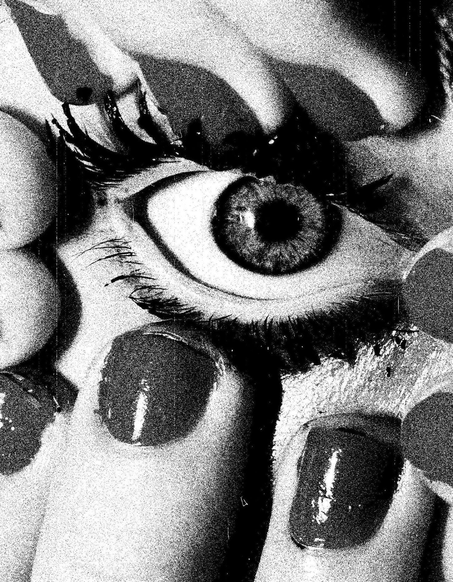 Decorative "The Gaze" Poster | High - Quality Print | Repositionable Adhesive - Pasquín