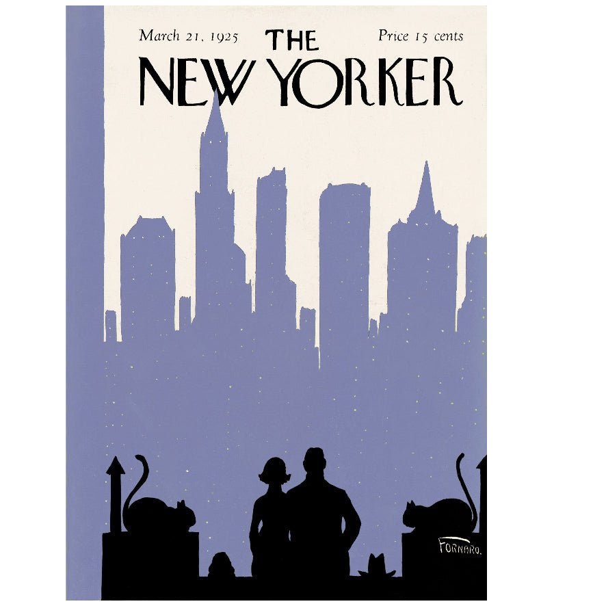 Decorative "The New Yorker Cover: March 21, 1925" | High - Quality Print | Repositionable Adhesive - Pasquín Store