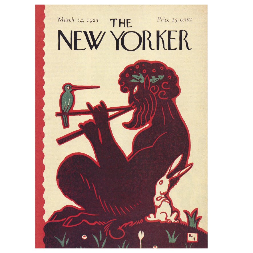 Decorative "The New Yorker Cover: March 4, 1925" | High - Quality Print | Repositionable Adhesive - Pasquín Store