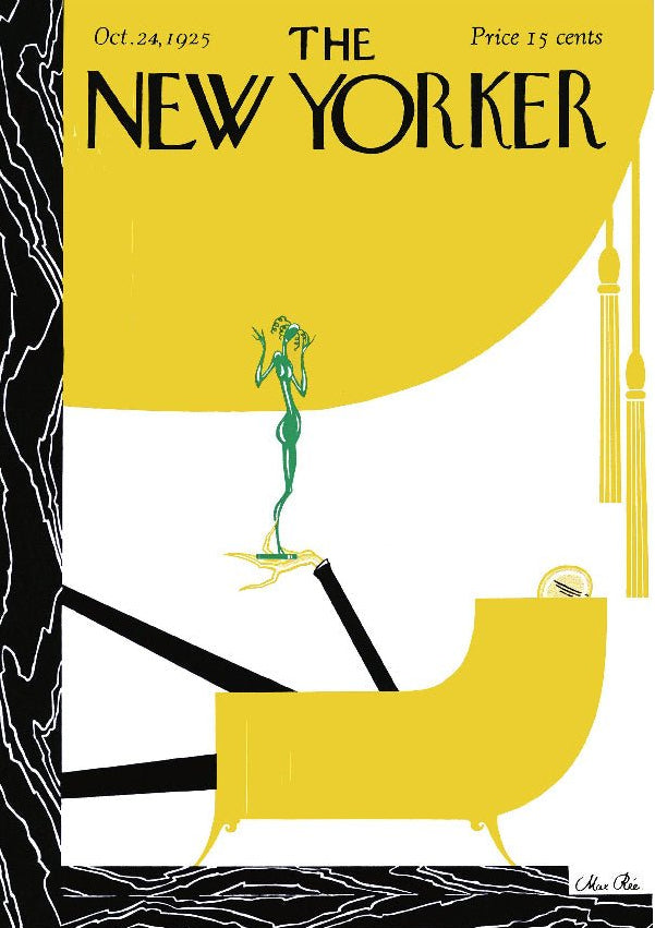 Decorative "The New Yorker Cover: October 24, 1925" | High - Quality Print | Repositionable Adhesive - Pasquín Store