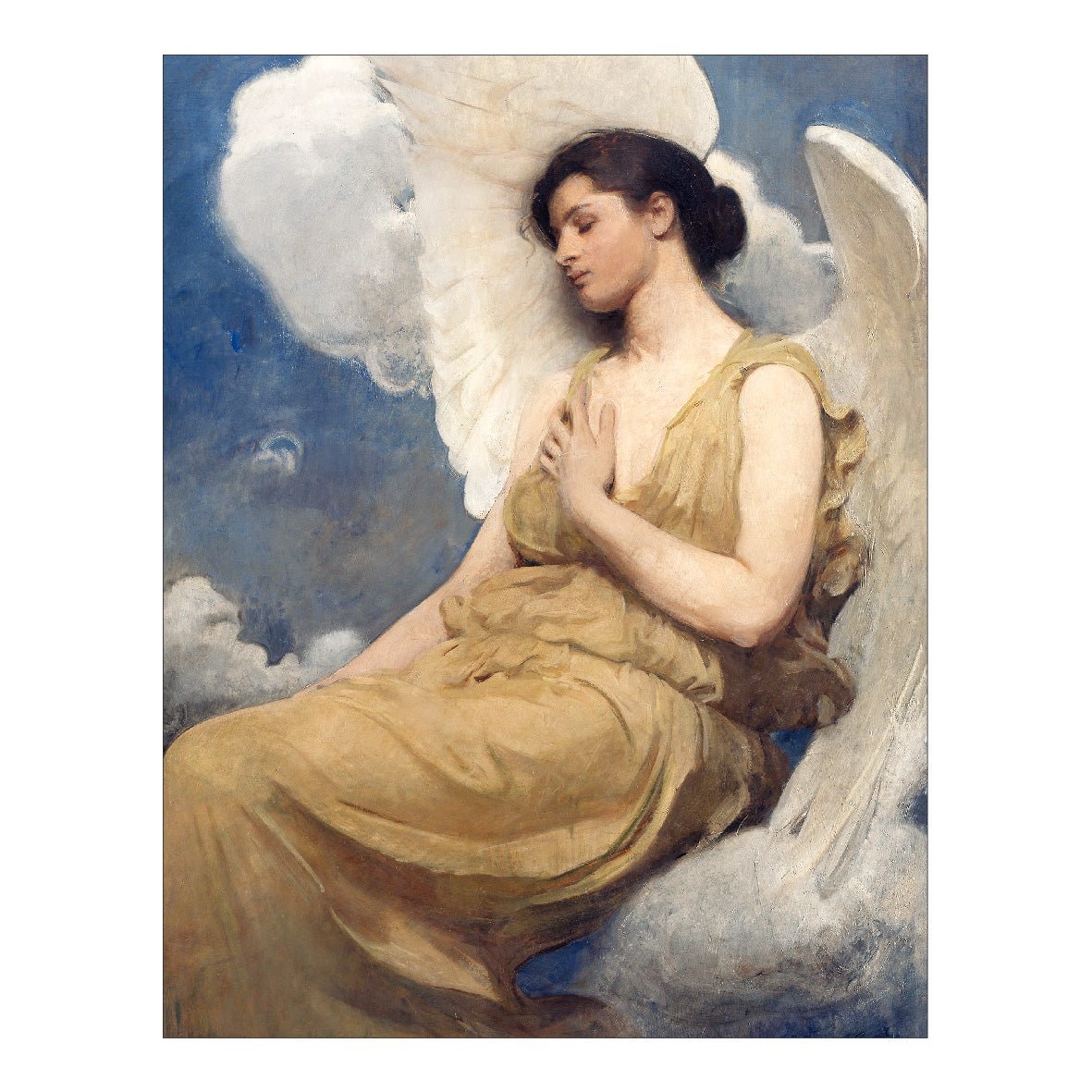 Decorative "Winged Figure (1889)" by Abbott Handerson Thayer Poster | High - Quality Print | Repositionable Adhesive - Pasquín