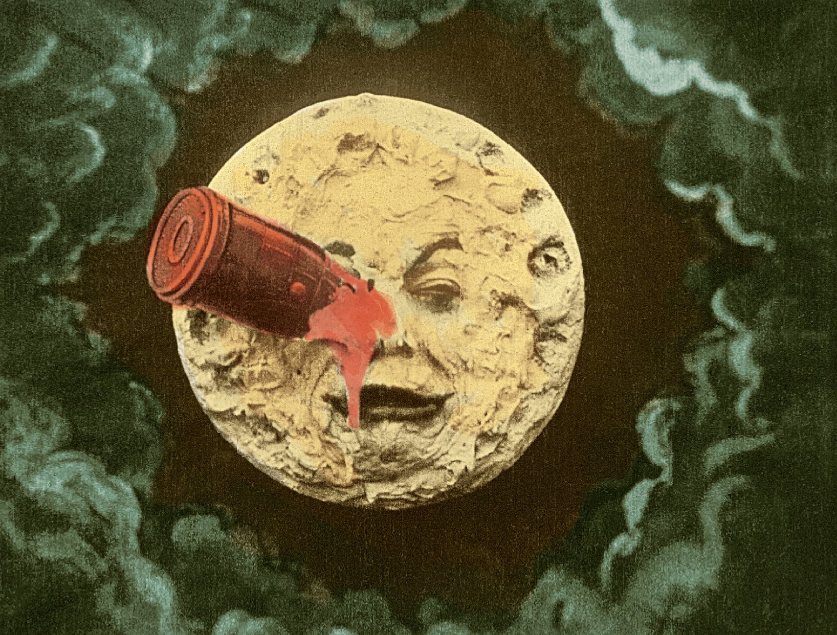 Eco - Friendly A Trip to the Moon (1902) Poster | High - Quality Print | Repositionable Adhesive - Pasquín Store