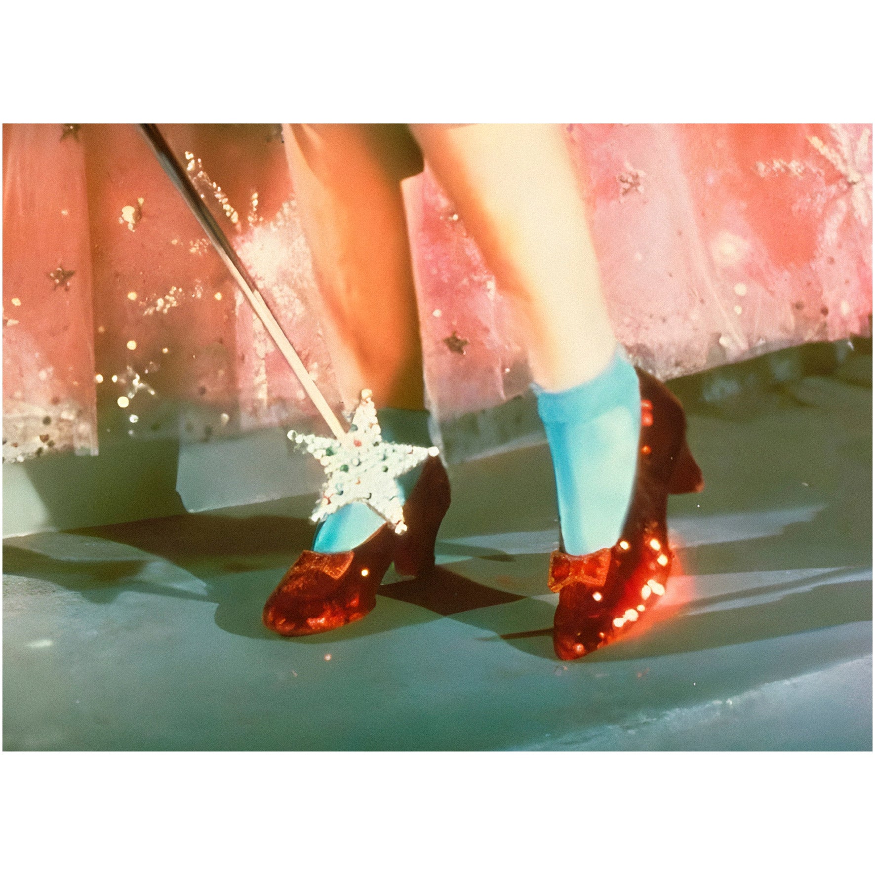 Handmade "Dorothy's Shoes" Poster | High - Quality Print | Repositionable Adhesive - Pasquín Store