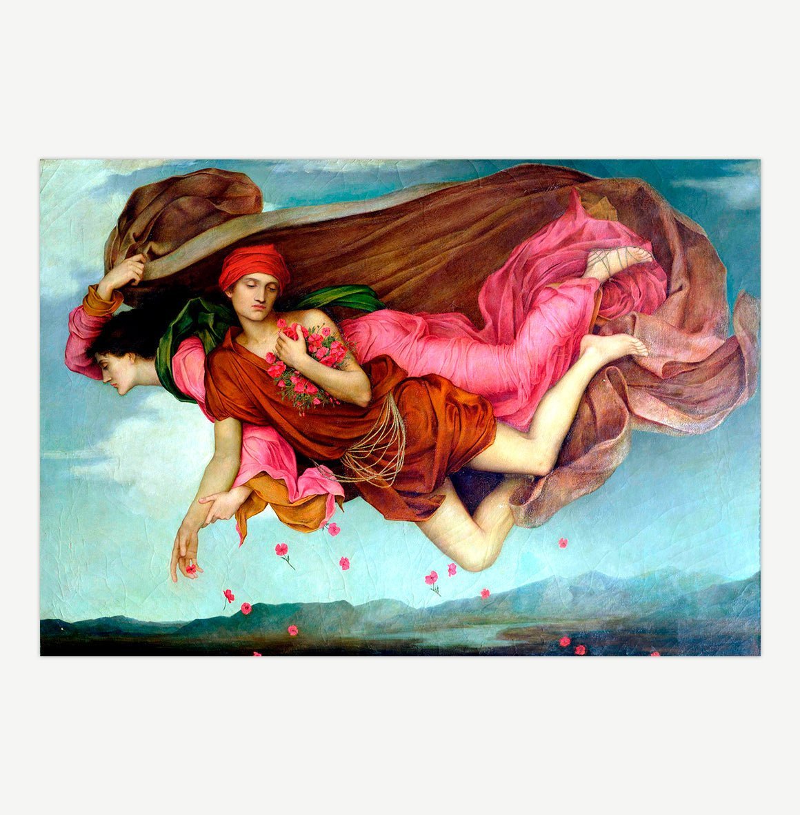 Handmade "Night and Sleep" by Evelyn De Morgan Poster | High - Quality Print | Repositionable Adhesive - Pasquín Store