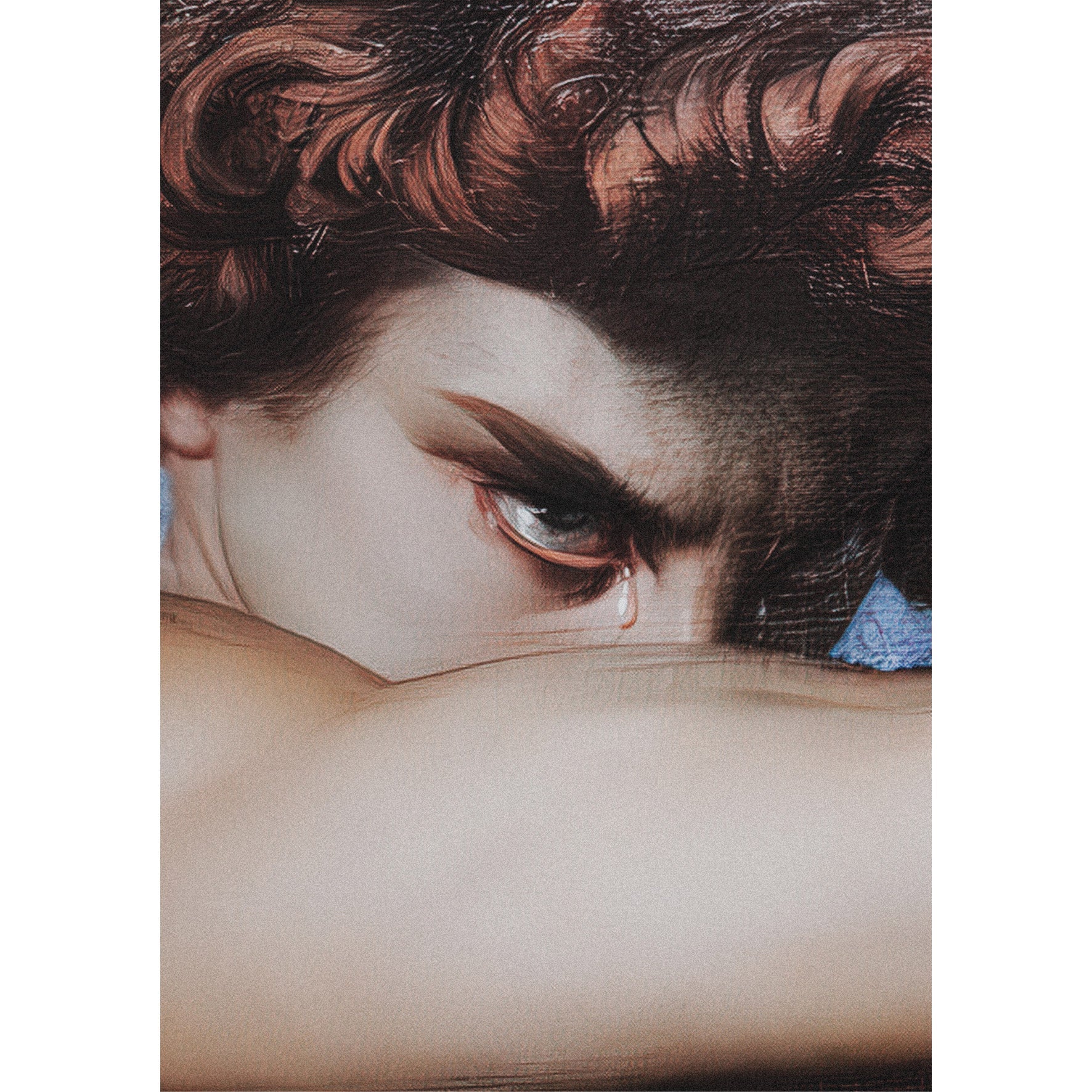 Handmade "The Fallen Angel (Detail) (1847)" by Alexandre Cabanel Poster | High - Quality Print | Repositionable Adhesive - Pasquín Store