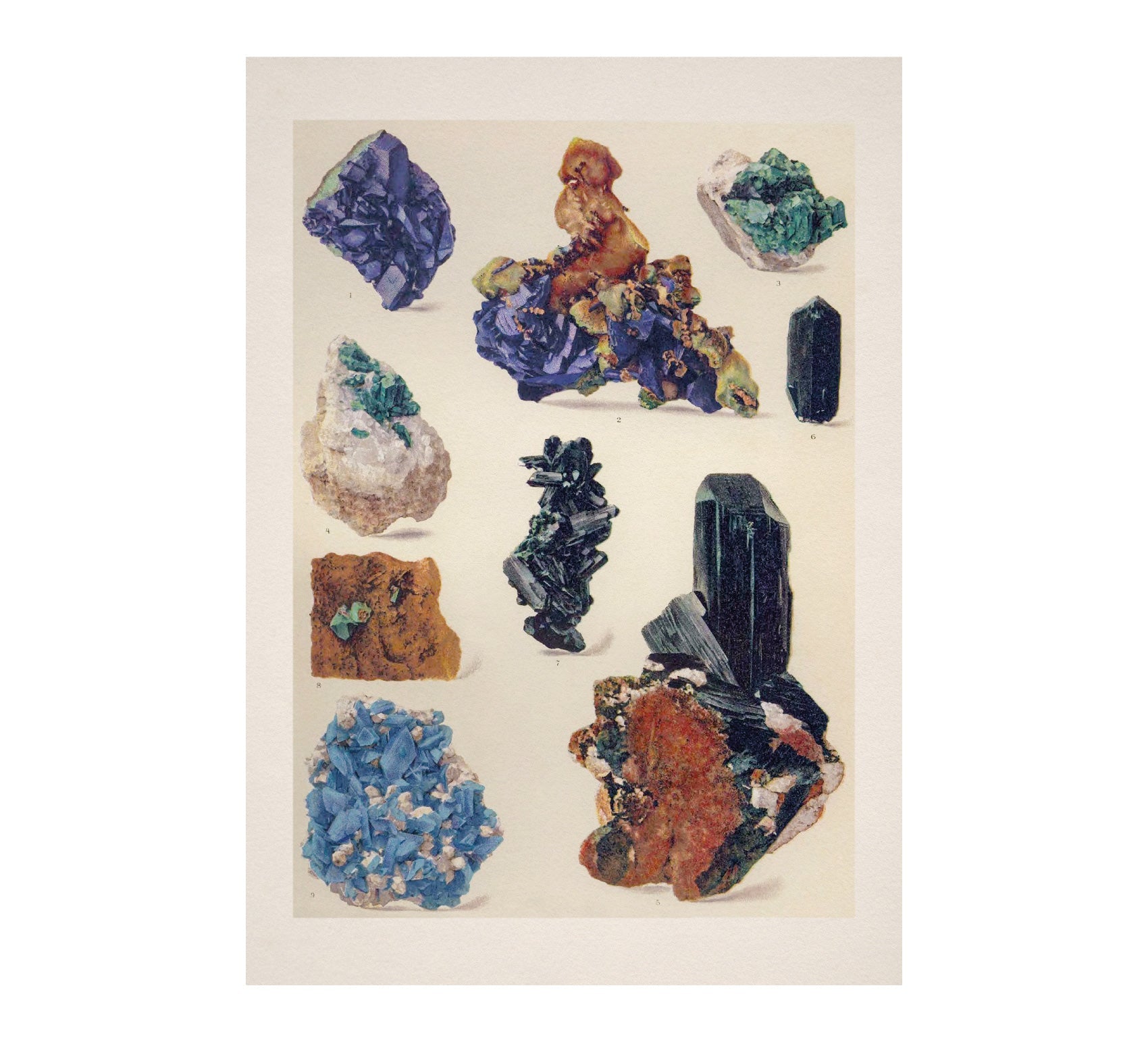 Handmade Vintage Crystals Art Adhesive Poster - Eco - Friendly and High - Quality - Pasquín Store