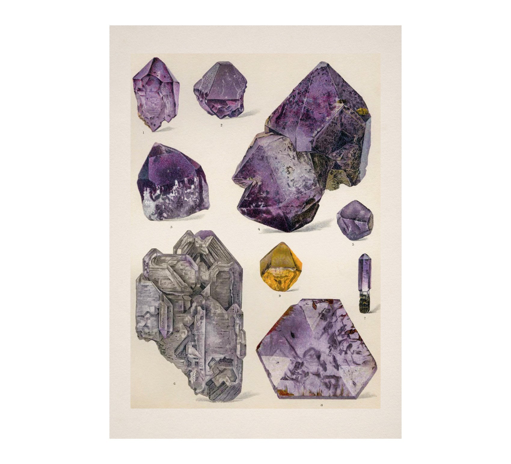 Handmade Vintage Crystals Art Adhesive Poster - Eco - Friendly and High - Quality - Pasquín Store