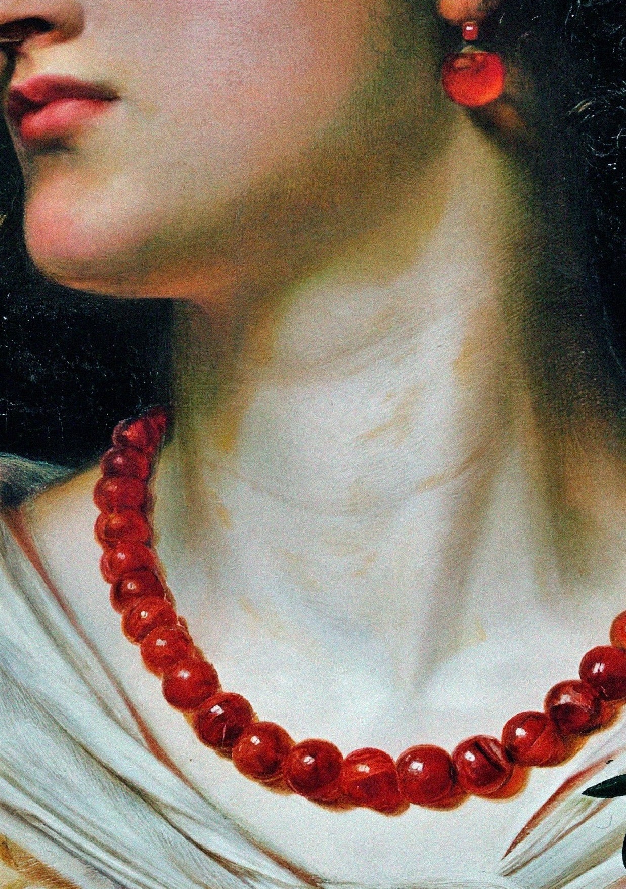 Handmade "Vivien (Detail) (1863)" by Anthony Frederick Augustus Poster | High - Quality Print | Repositionable Adhesive - Pasquín Store