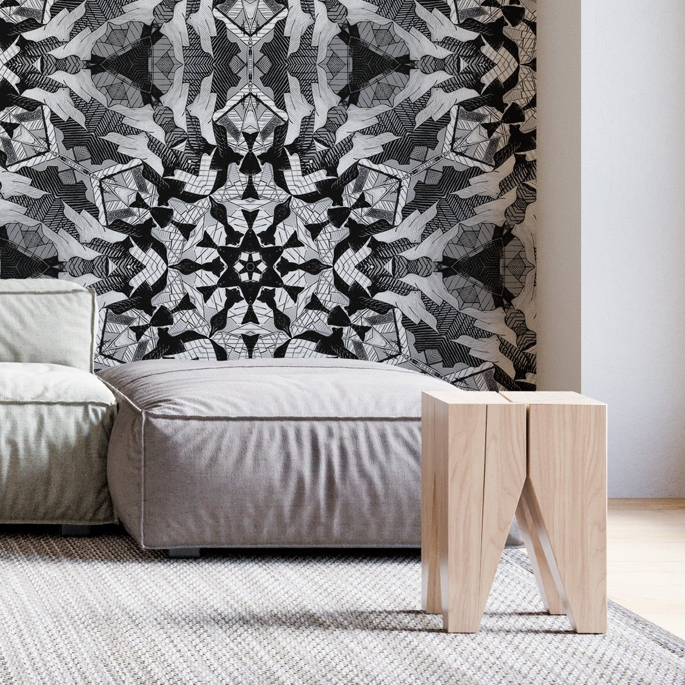 High - Quality Escher Wall Wallpaper - Non - Toxic and PVC - Free - Pasquín Store