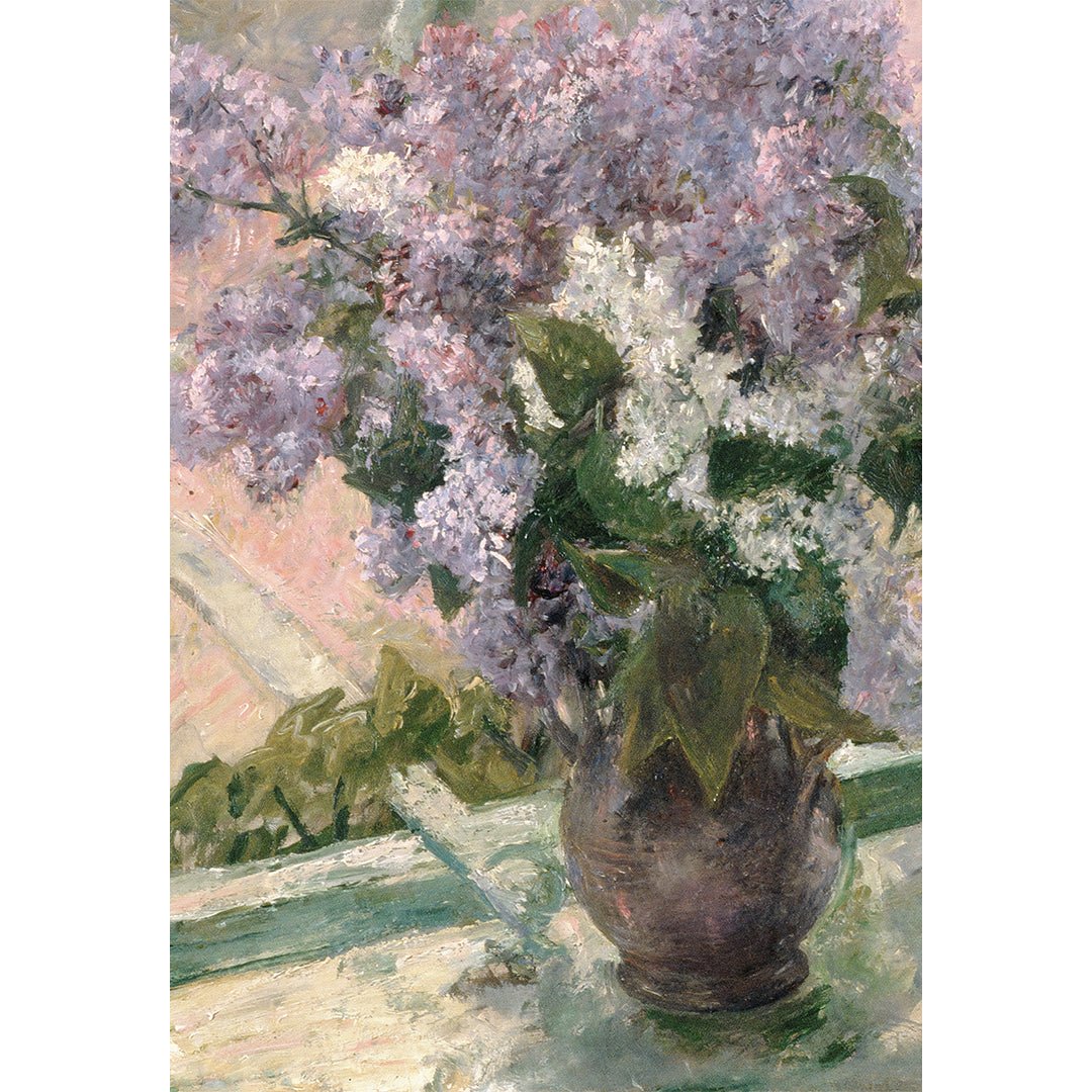 Pasquín Repositionable Adhesive Poster: Lilacs in a Window / Collection #1 - Pasquín Store