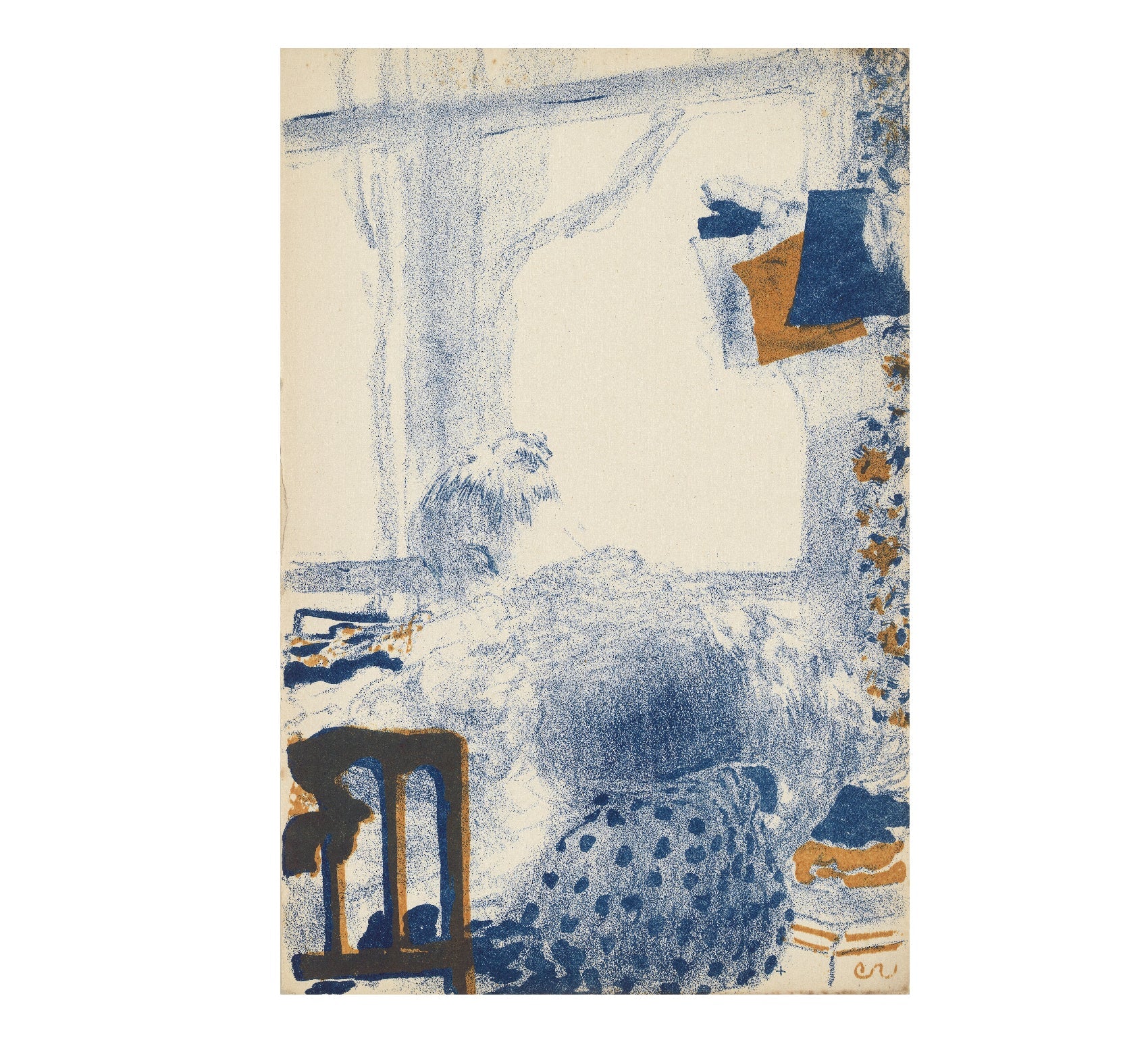 Repositionable Adhesive Wall Art: La couturière by Édouard Vuillard - Pasquín Store