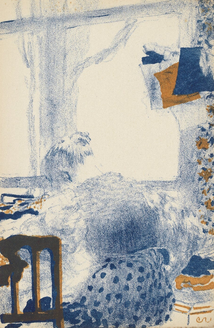 Repositionable Adhesive Wall Art: La couturière by Édouard Vuillard - Pasquín Store