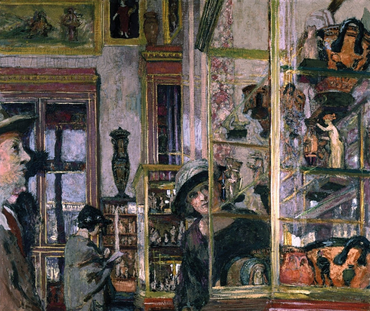Repositionable Adhesive Wall Art: La Salle Clarac by Édouard Vuillard - Pasquín Store