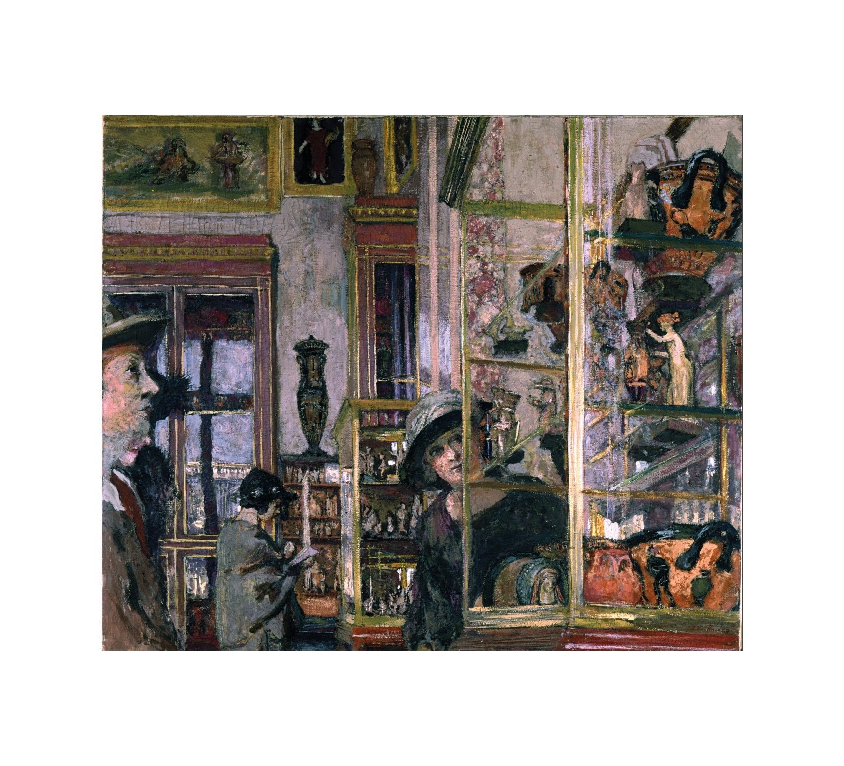 Repositionable Adhesive Wall Art: La Salle Clarac by Édouard Vuillard - Pasquín Store