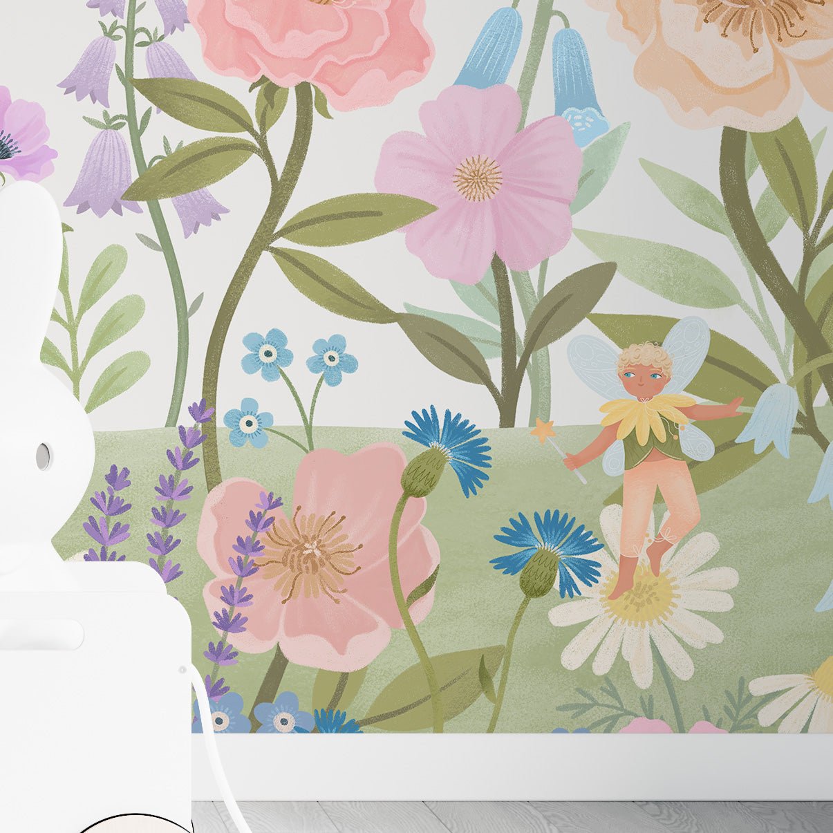 Repositionable Fairyland Wall Wallpaper - Perfect for Kids' Rooms - Pasquín Store