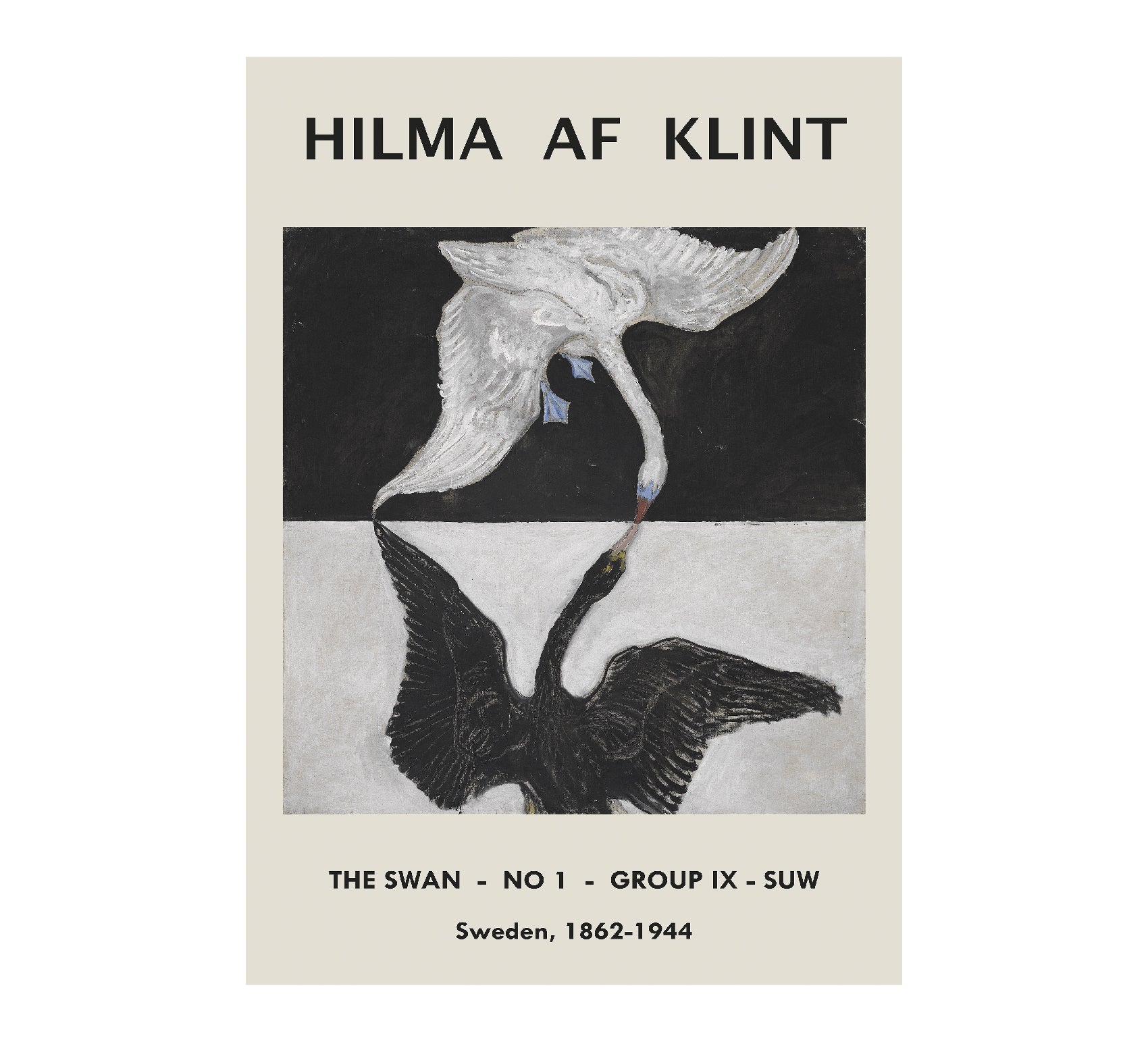 Reusable Decorative Art Poster - Exhibition Poster by Hilma Af Klint - Pasquín Store