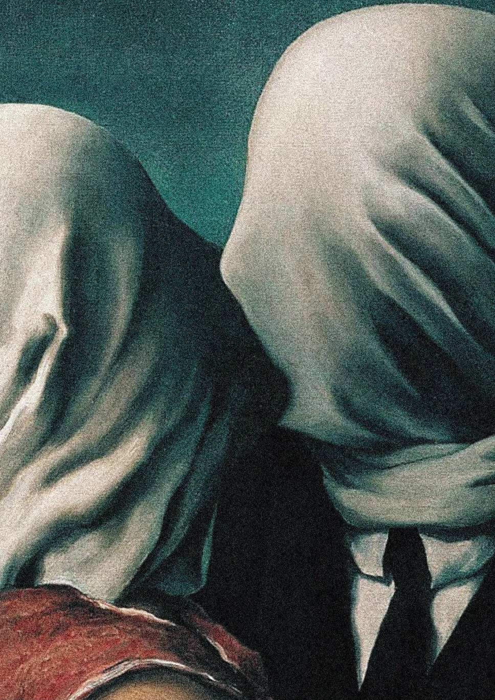 The Lovers by René Magritte - Repositionable Adhesive Poster - Pasquín Store