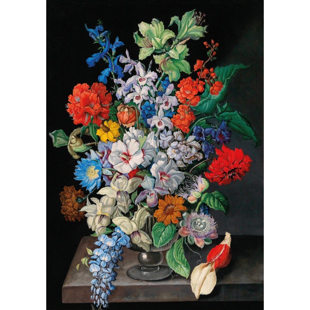Mini poster adhesivo y reposicionable: A large bouquet of flowers de Sebastian Wegmayr - Tienda Pasquín